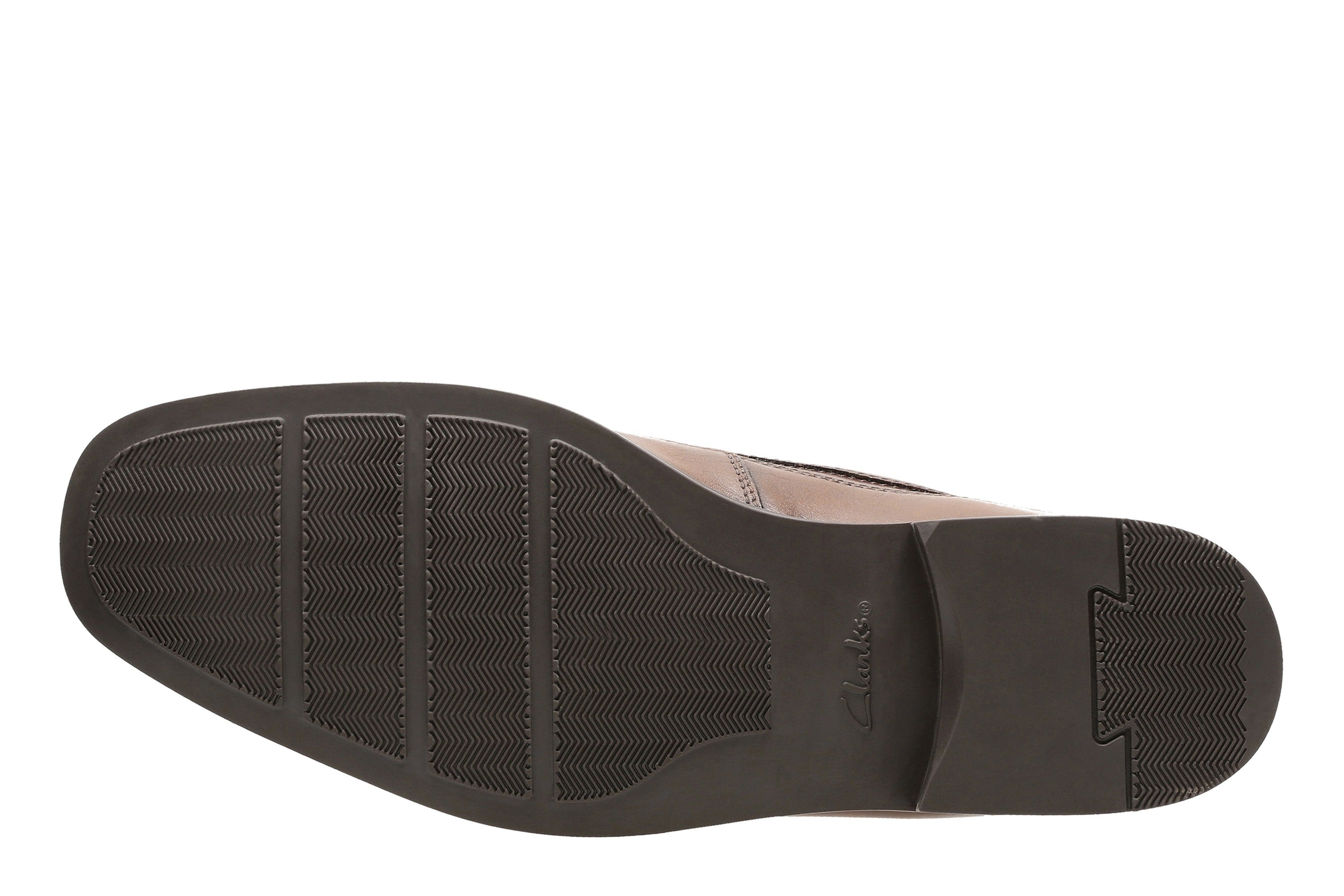 Clarks Men Tan Tilden Free Shoes