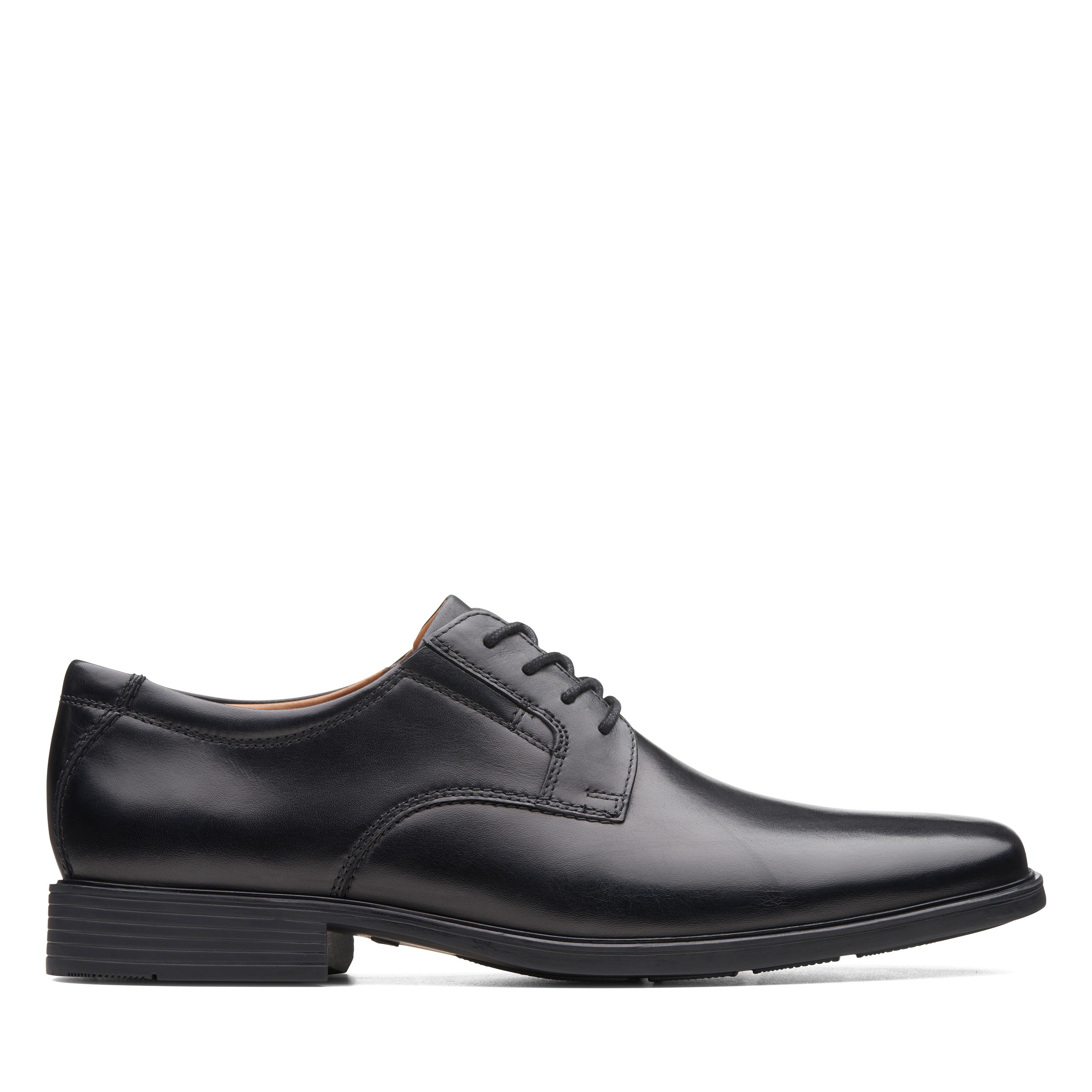 Clarks Men Black Tilden Plain Shoes