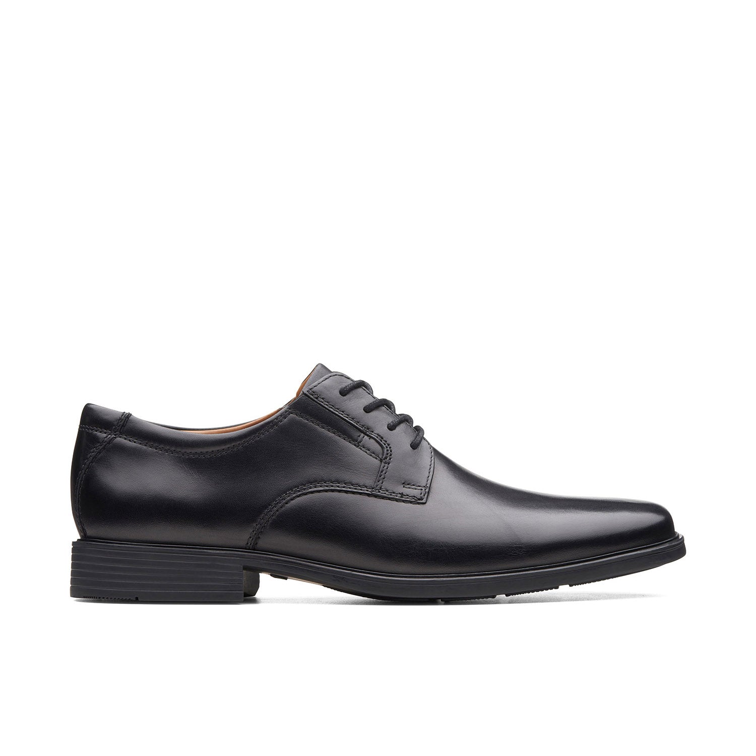 Clarks Men Tilden Plain Black Shoes