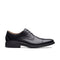 Clarks Men Whiddon Cap Black Shoes
