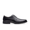 Clarks Men Whiddon Plain Black Shoes
