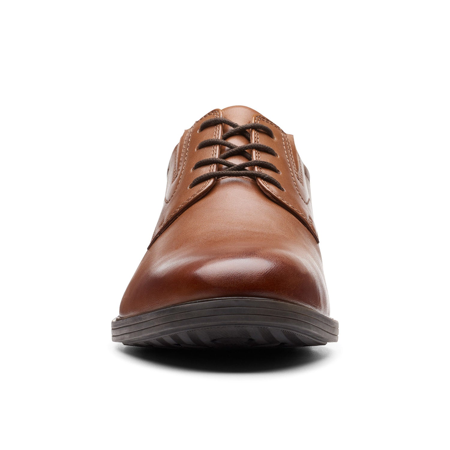 Clarks Men Tan Whiddon Plain Shoes