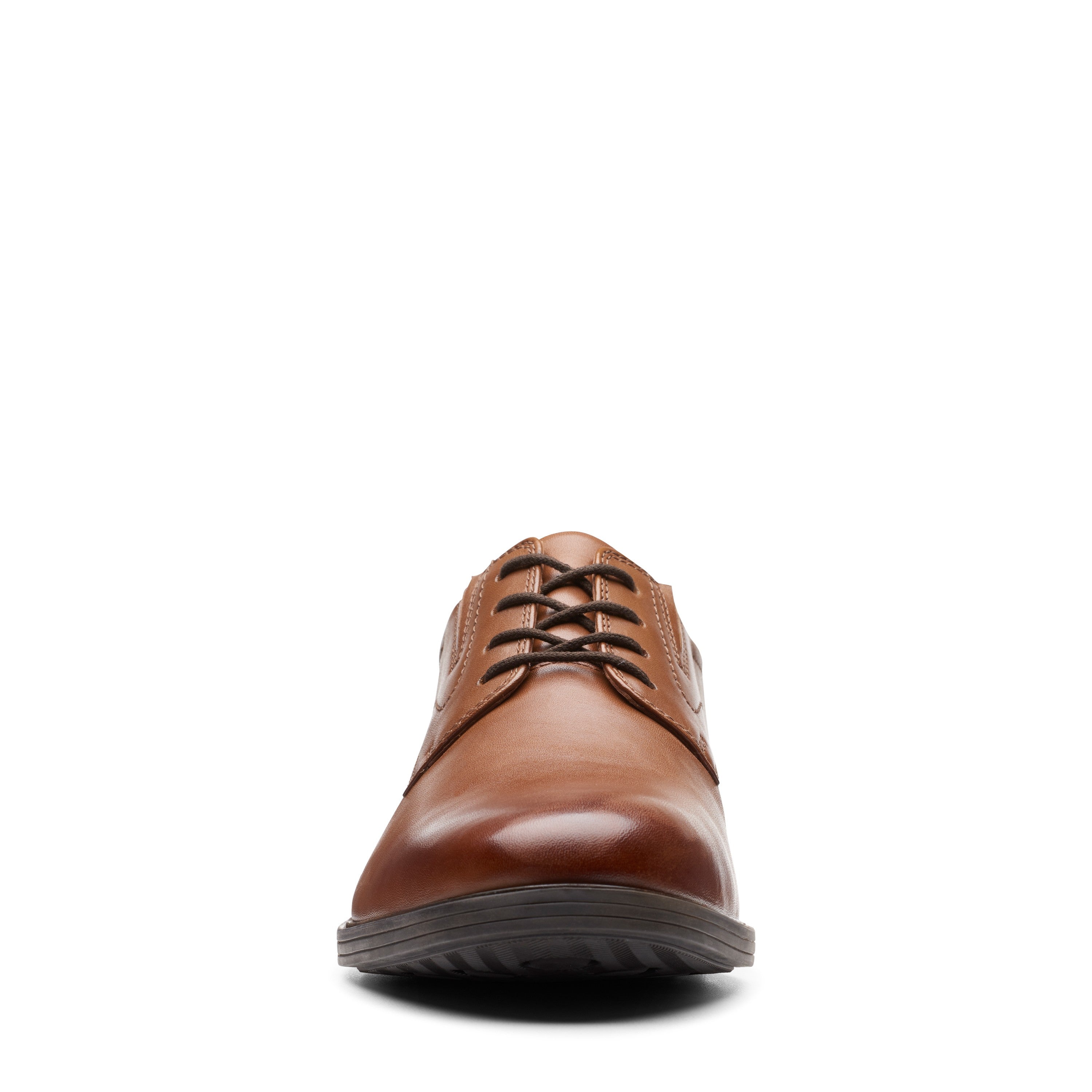Clarks Men Tan Whiddon Plain Shoes