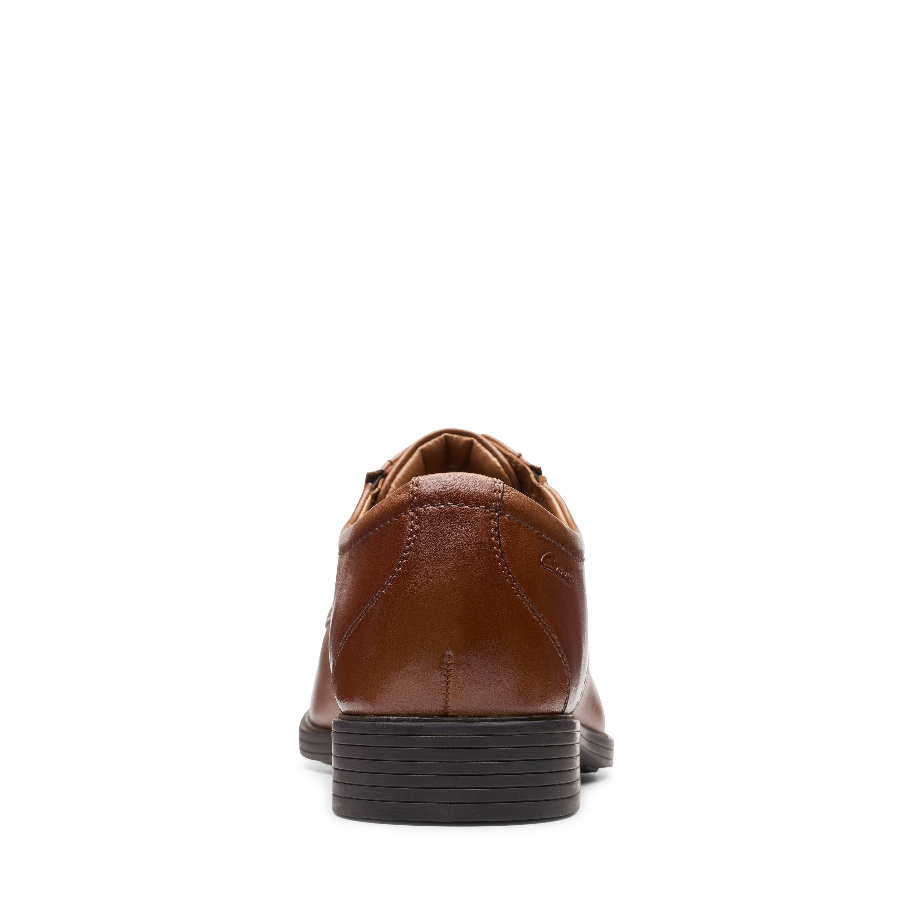 Clarks Men Tan Whiddon Plain Shoes