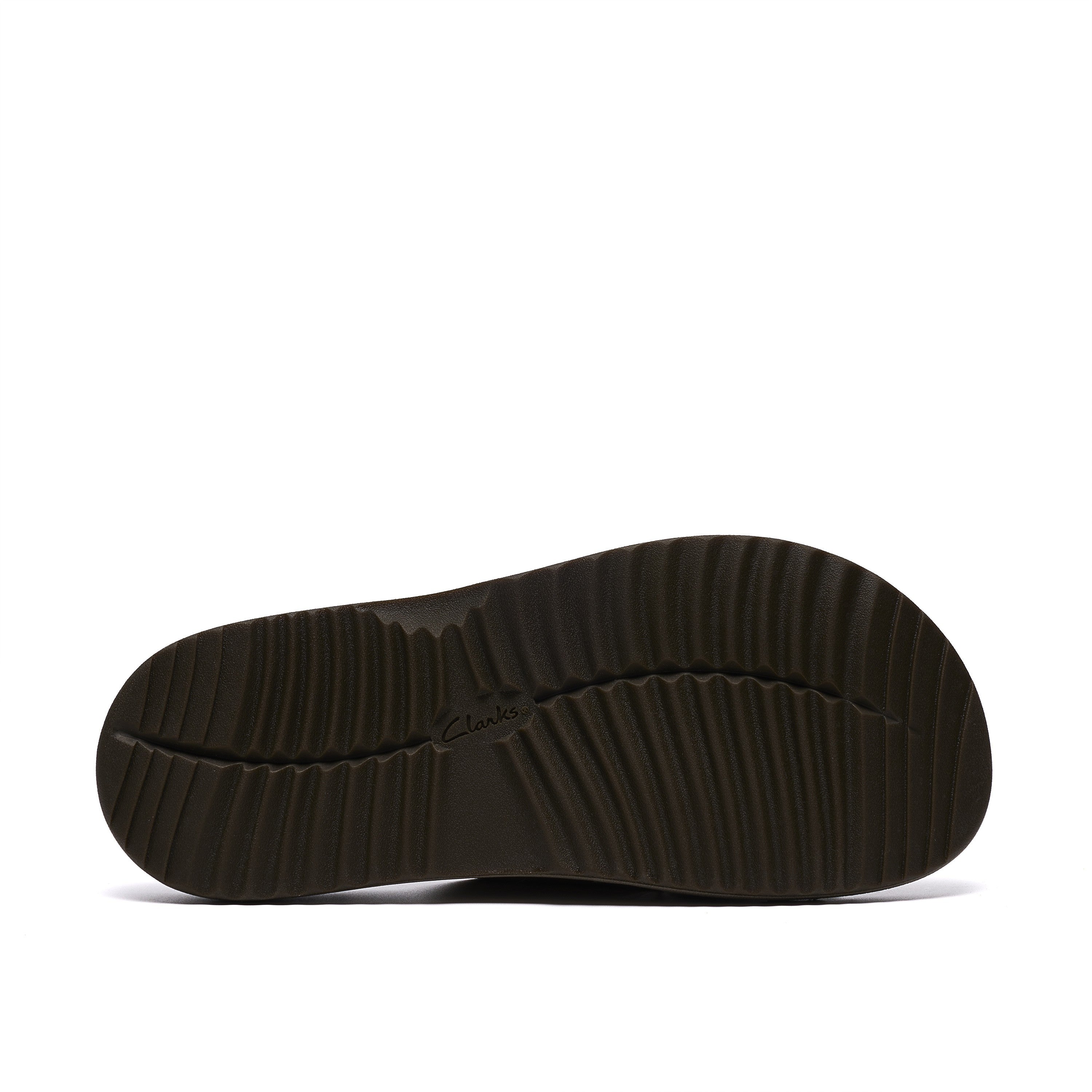 Clarks Men Beige Brinkley Slide Sandals