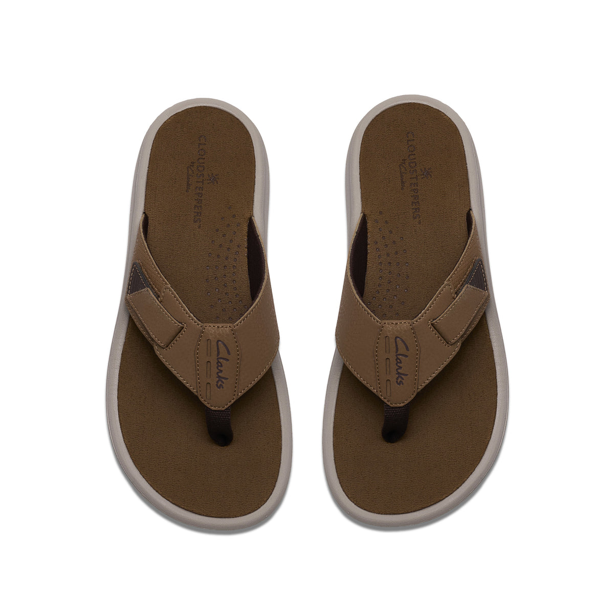 Clarks Men Beige M Brinkley Sandals