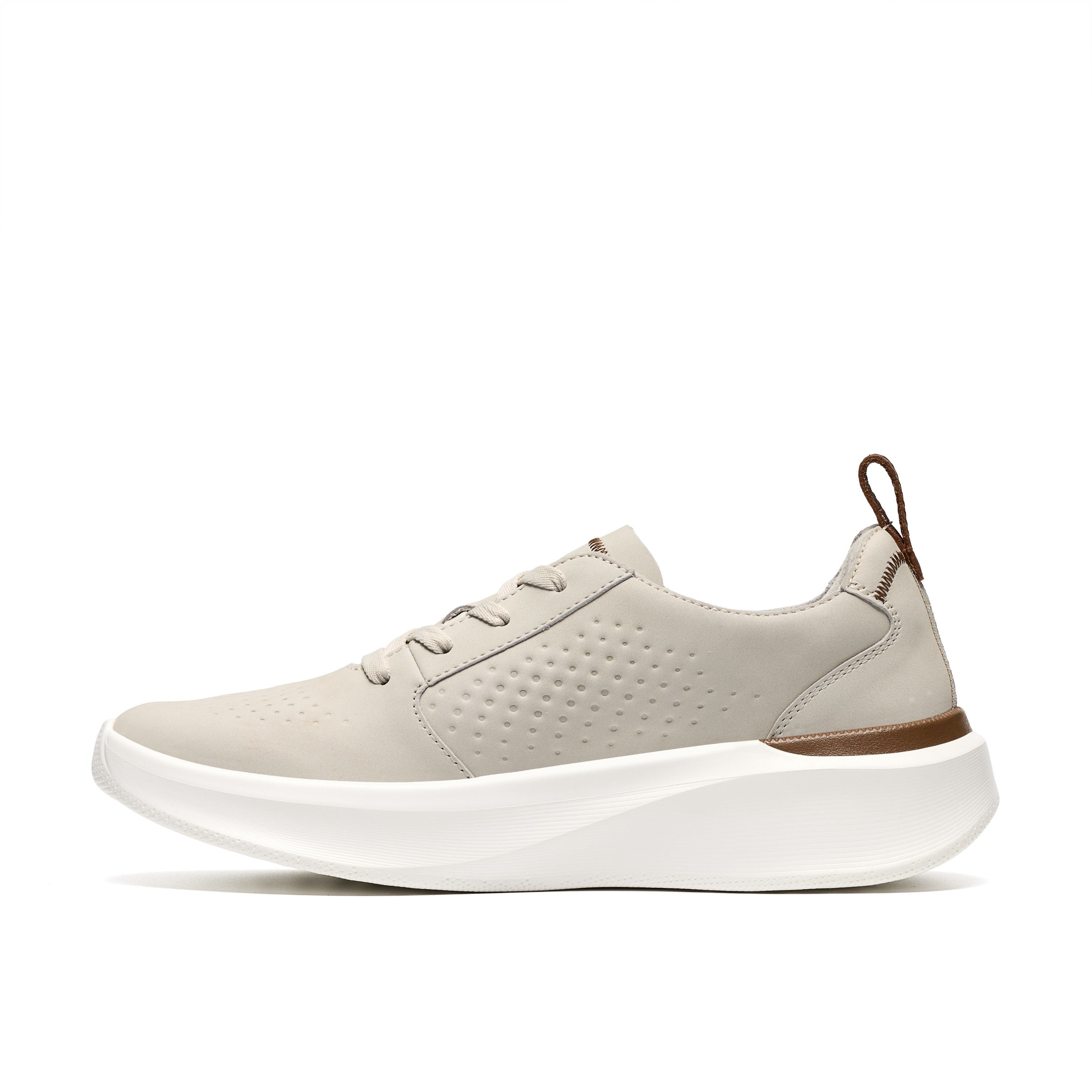 Clarks Men Off-White Solevanastyle Shoes