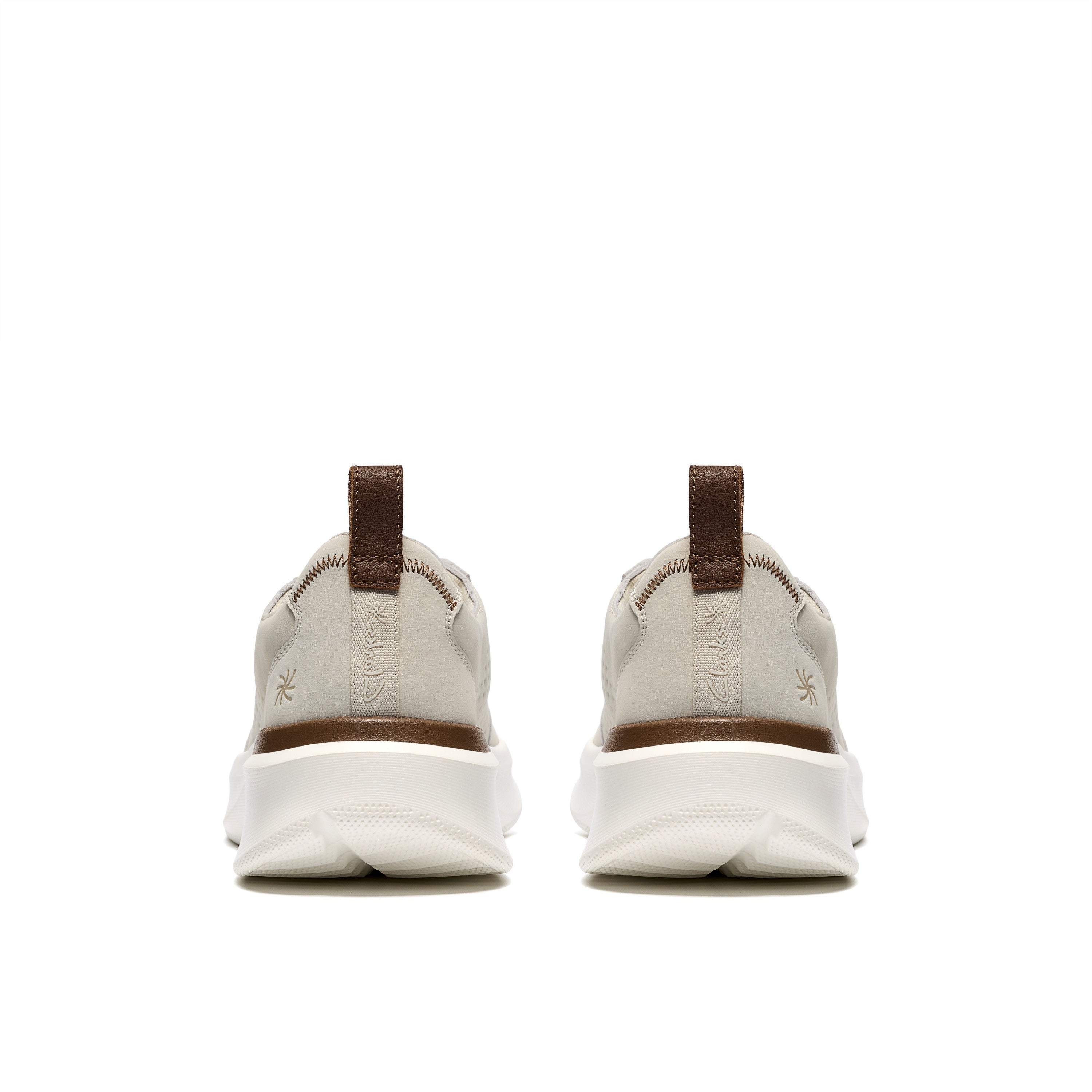 Clarks Men Off-White Solevanastyle Shoes
