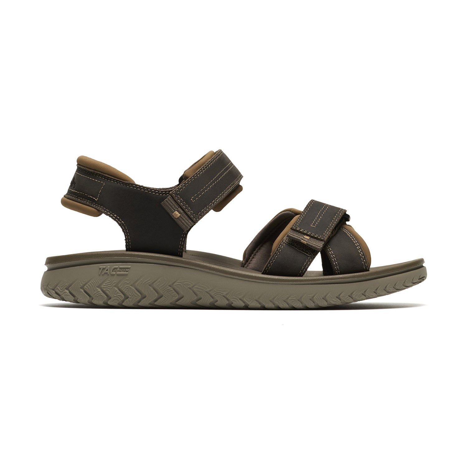 Clarks Men Wesley Shore Beigemulti Sandals