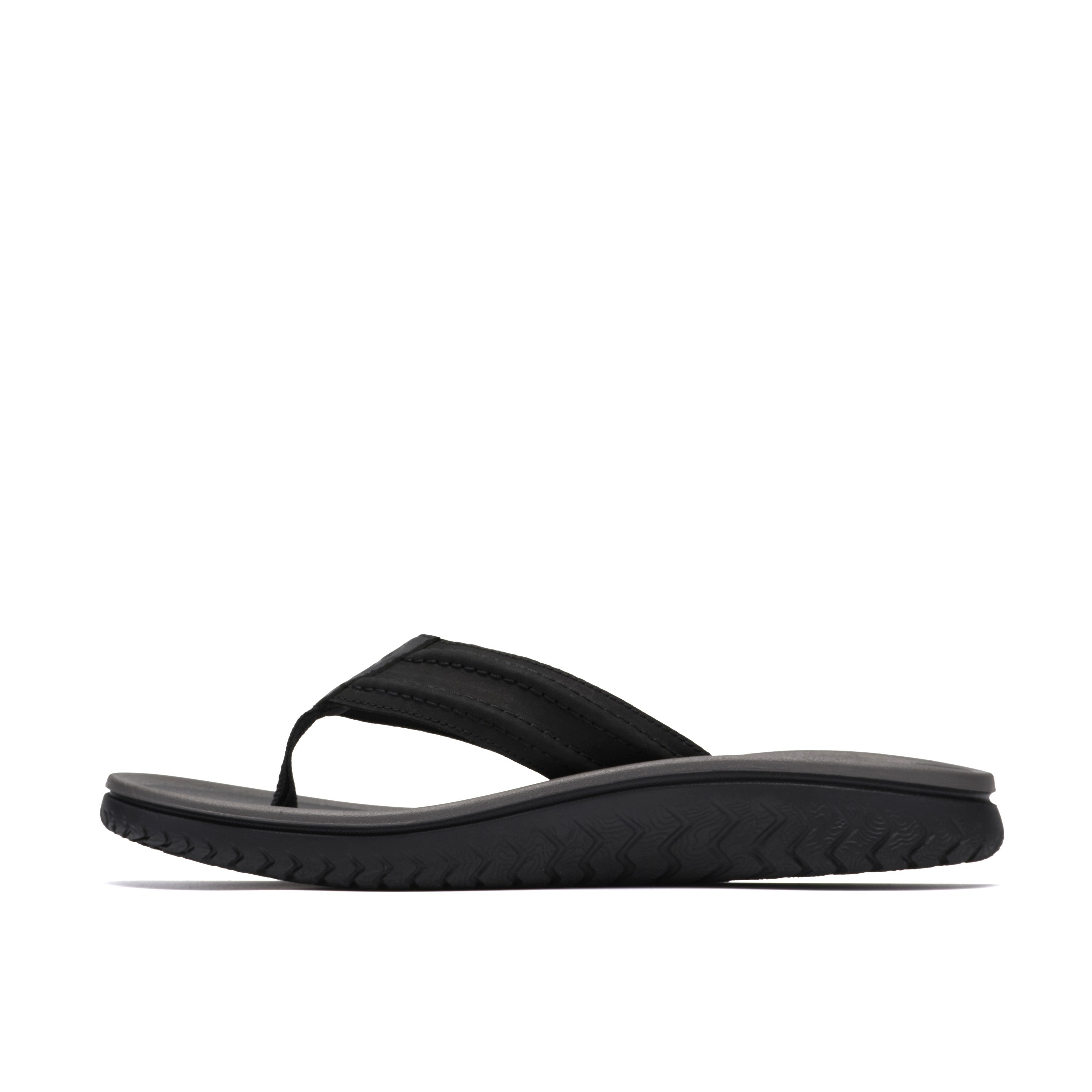 Clarks Men Black Wesley Surf Sandals