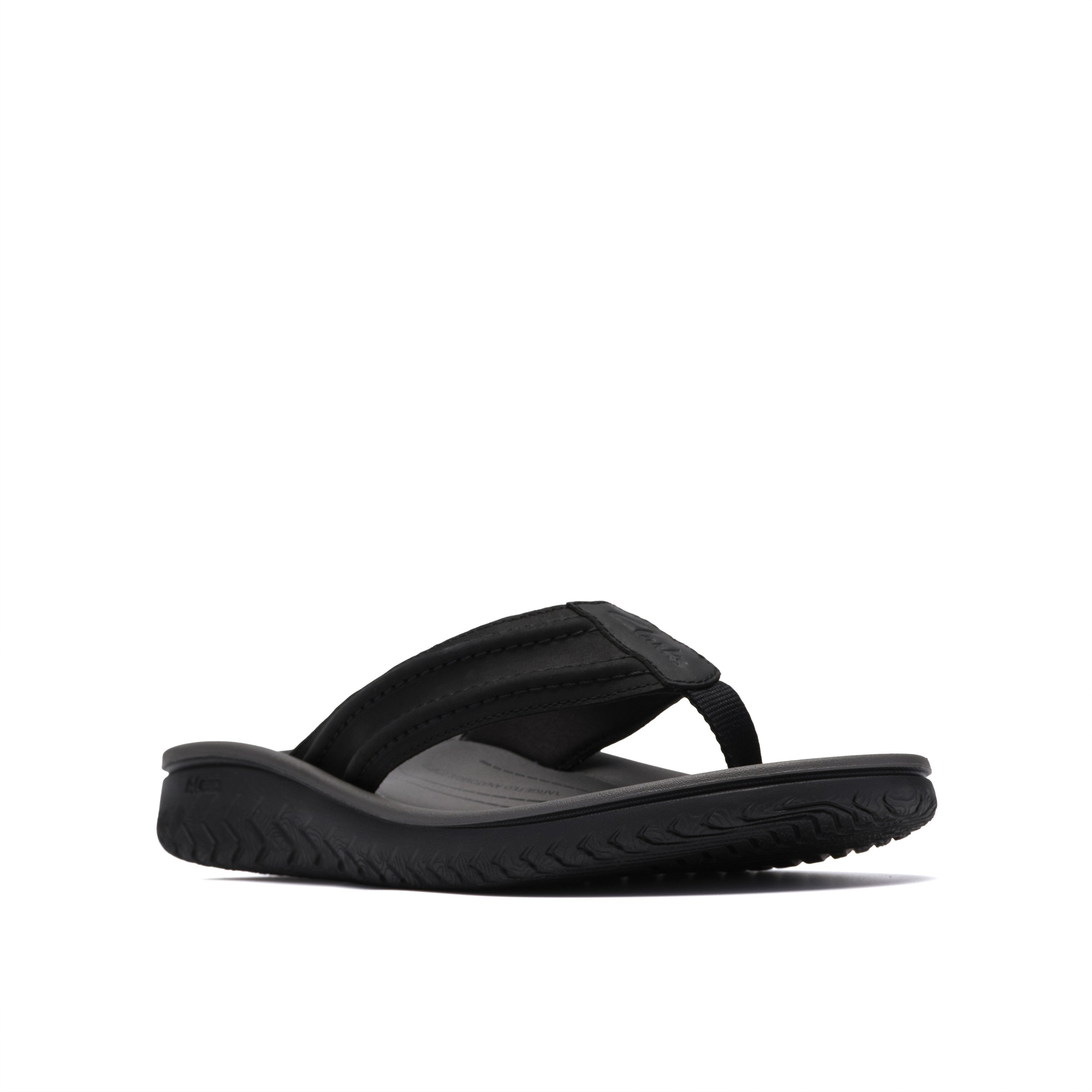Clarks Men Black Wesley Surf Sandals