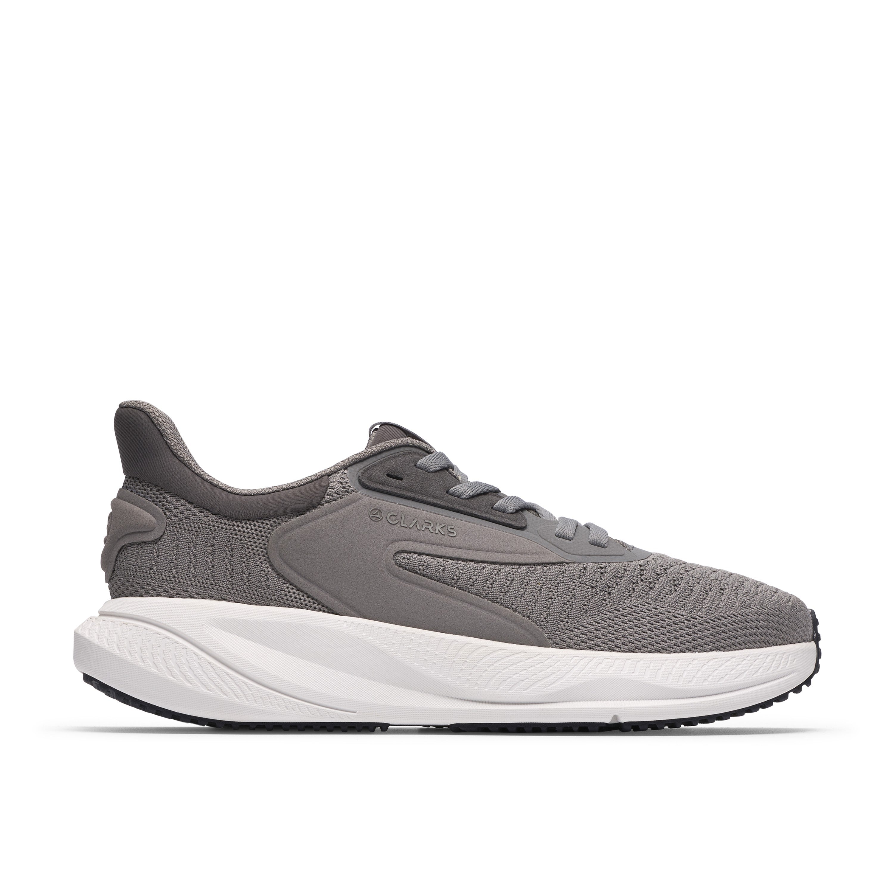 Clarks Men Grey Pace Move Shoes