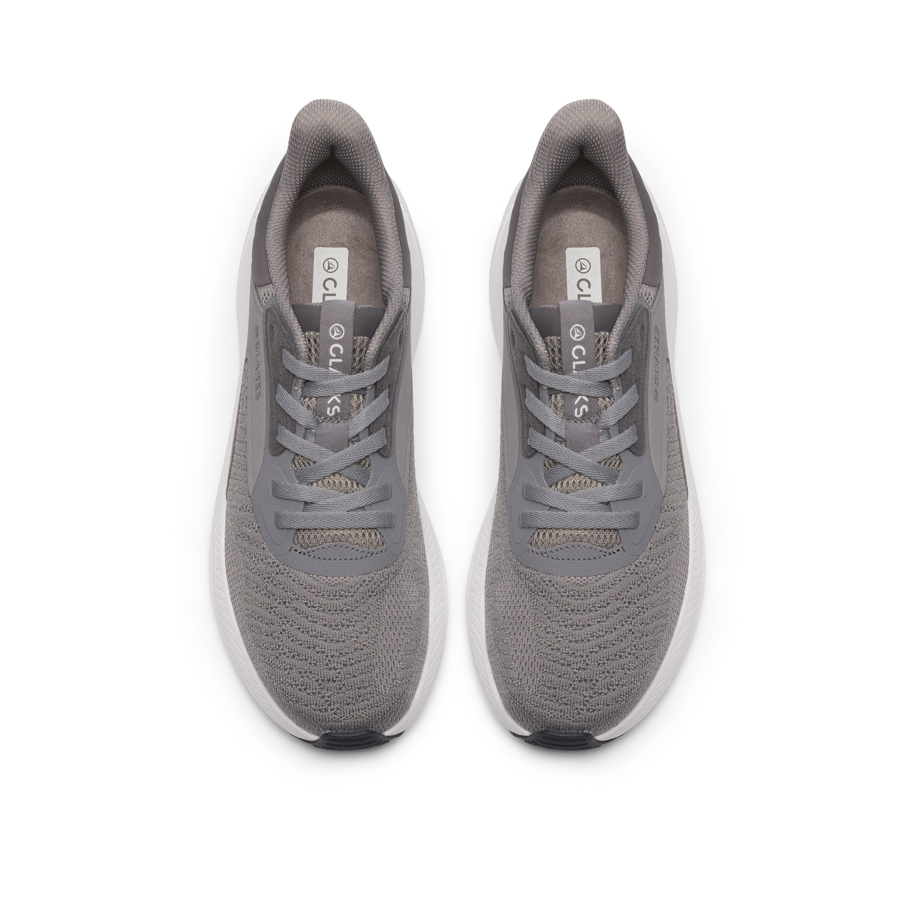Clarks Men Grey Pace Move Shoes