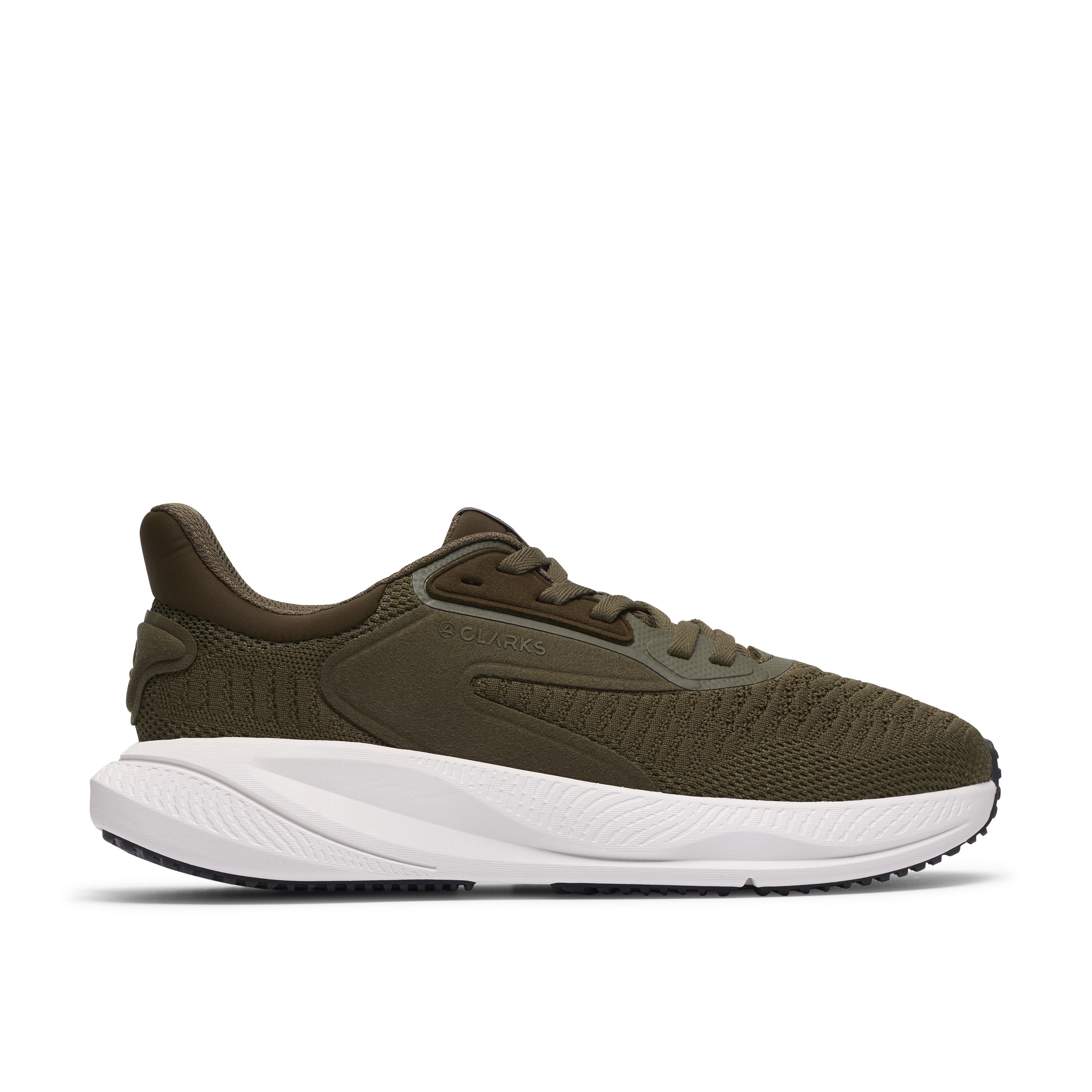 Clarks Men Olive Pace Move Shoes