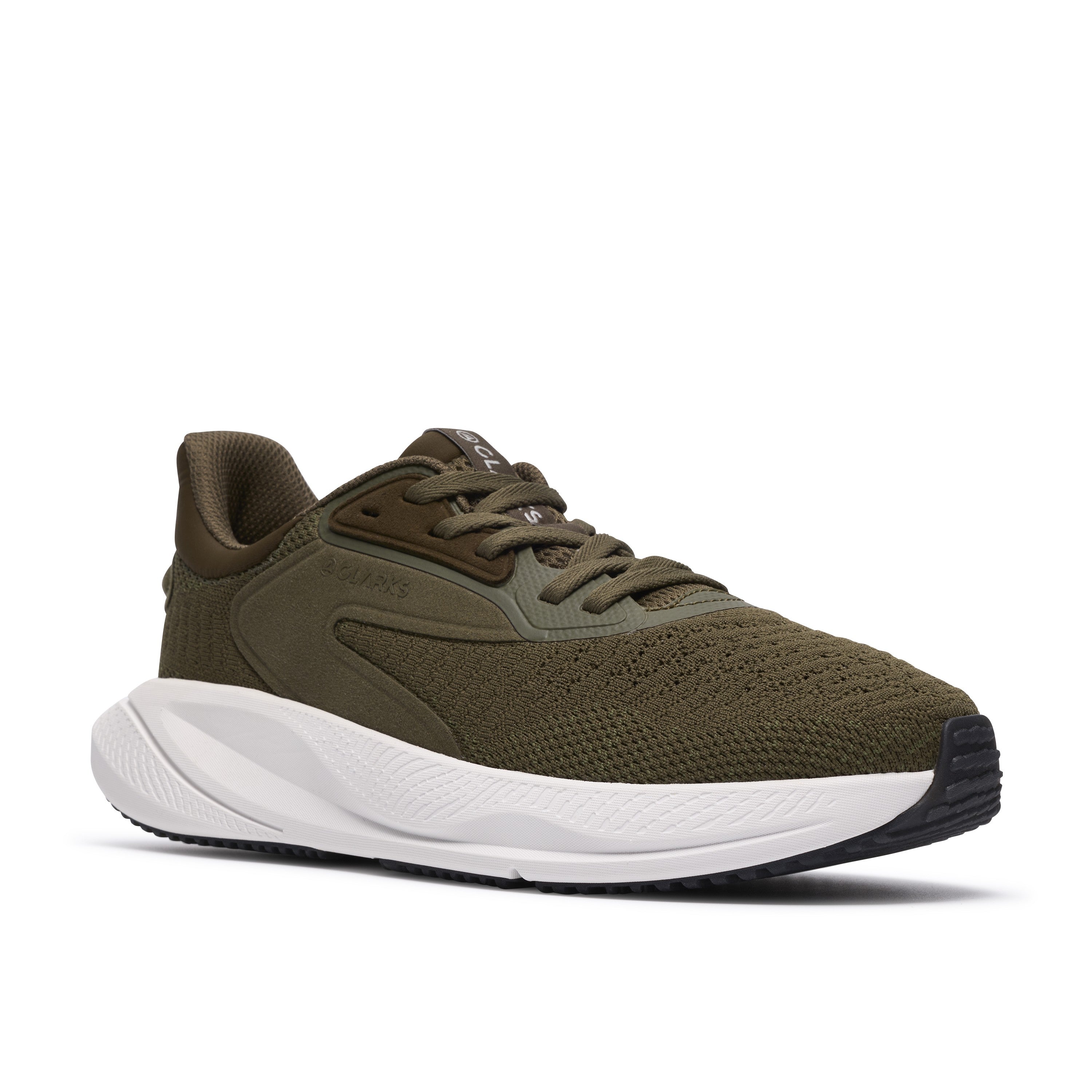 Clarks Men Olive Pace Move Shoes
