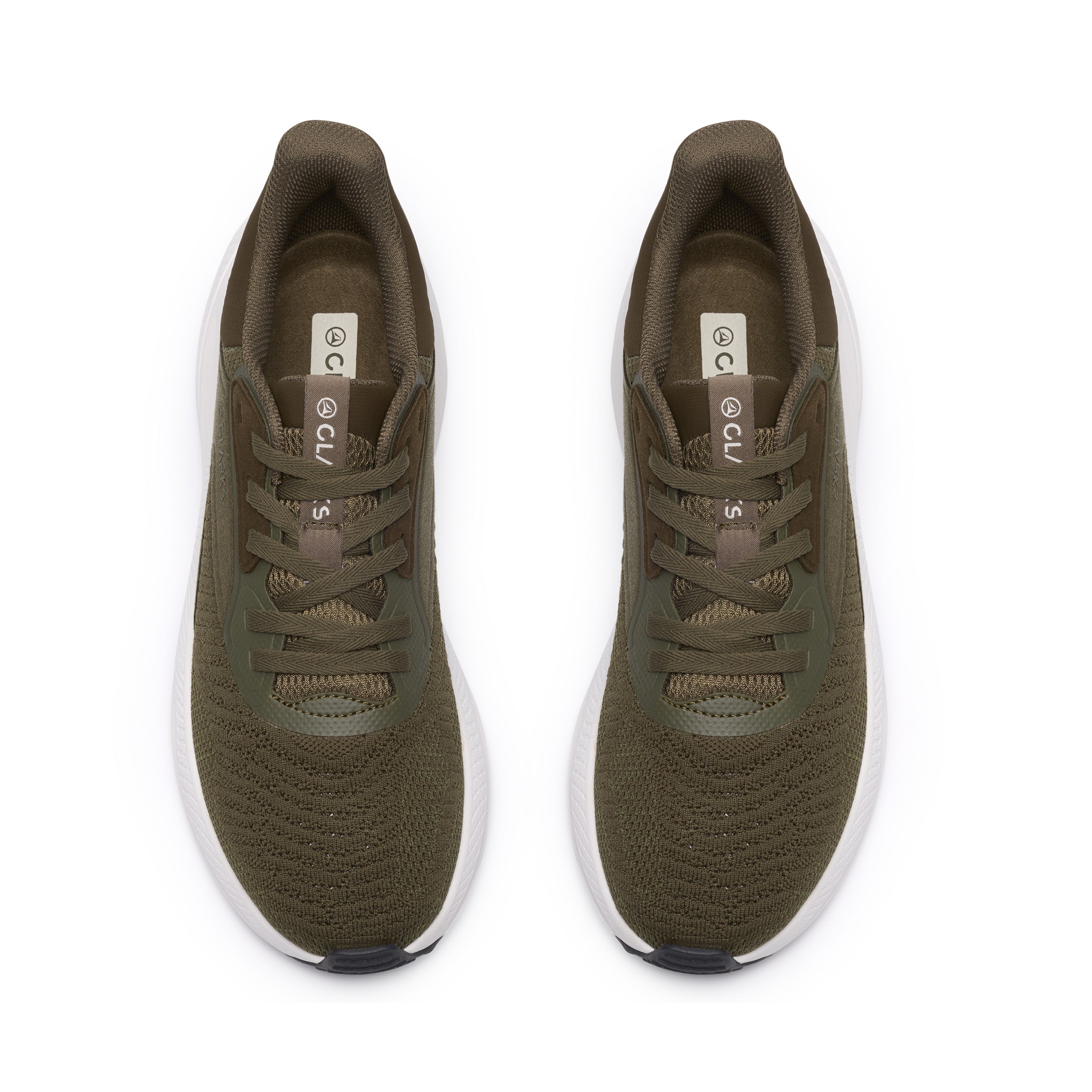 Clarks Men Olive Pace Move Shoes