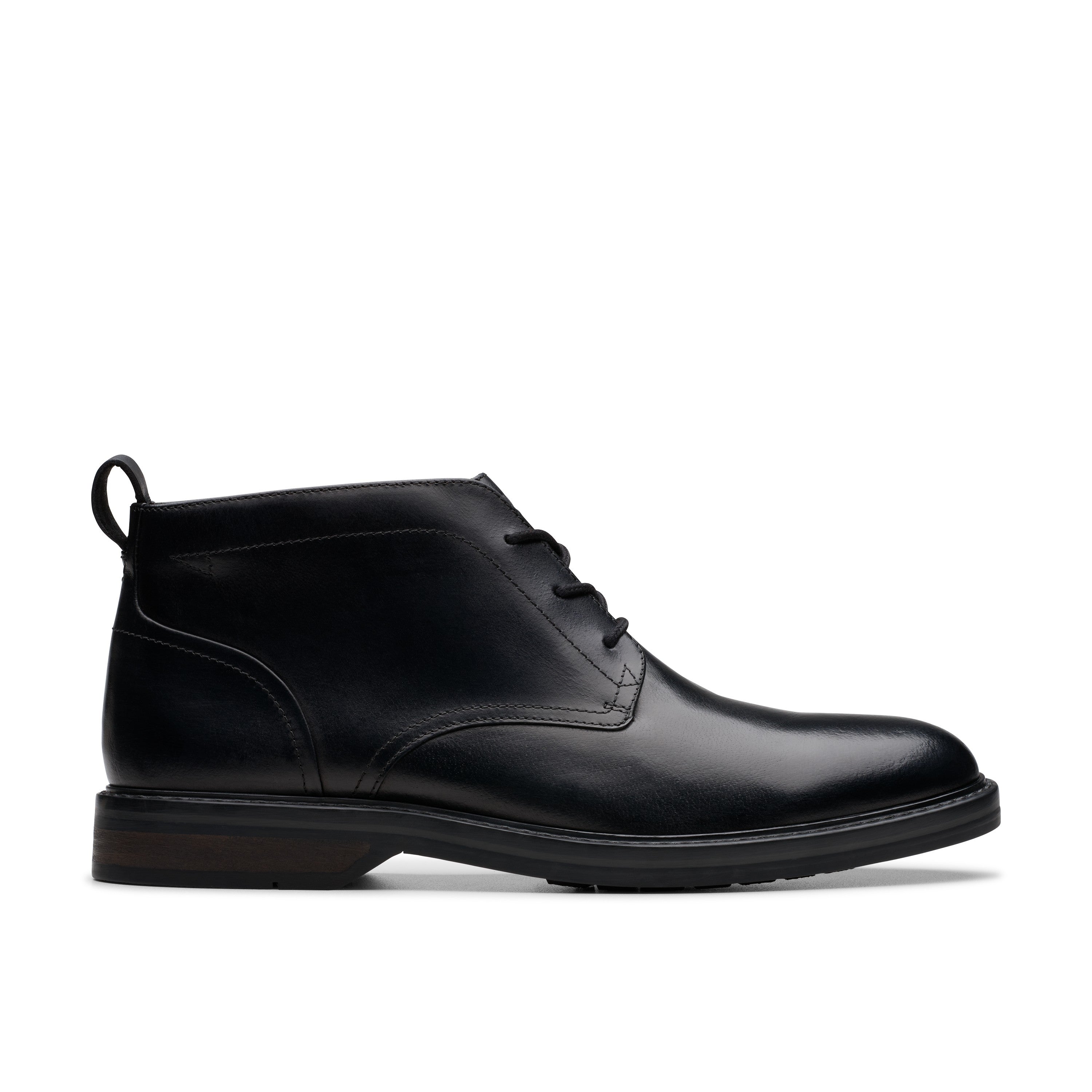 Clarks Men Black Aldwin Chukka Boots