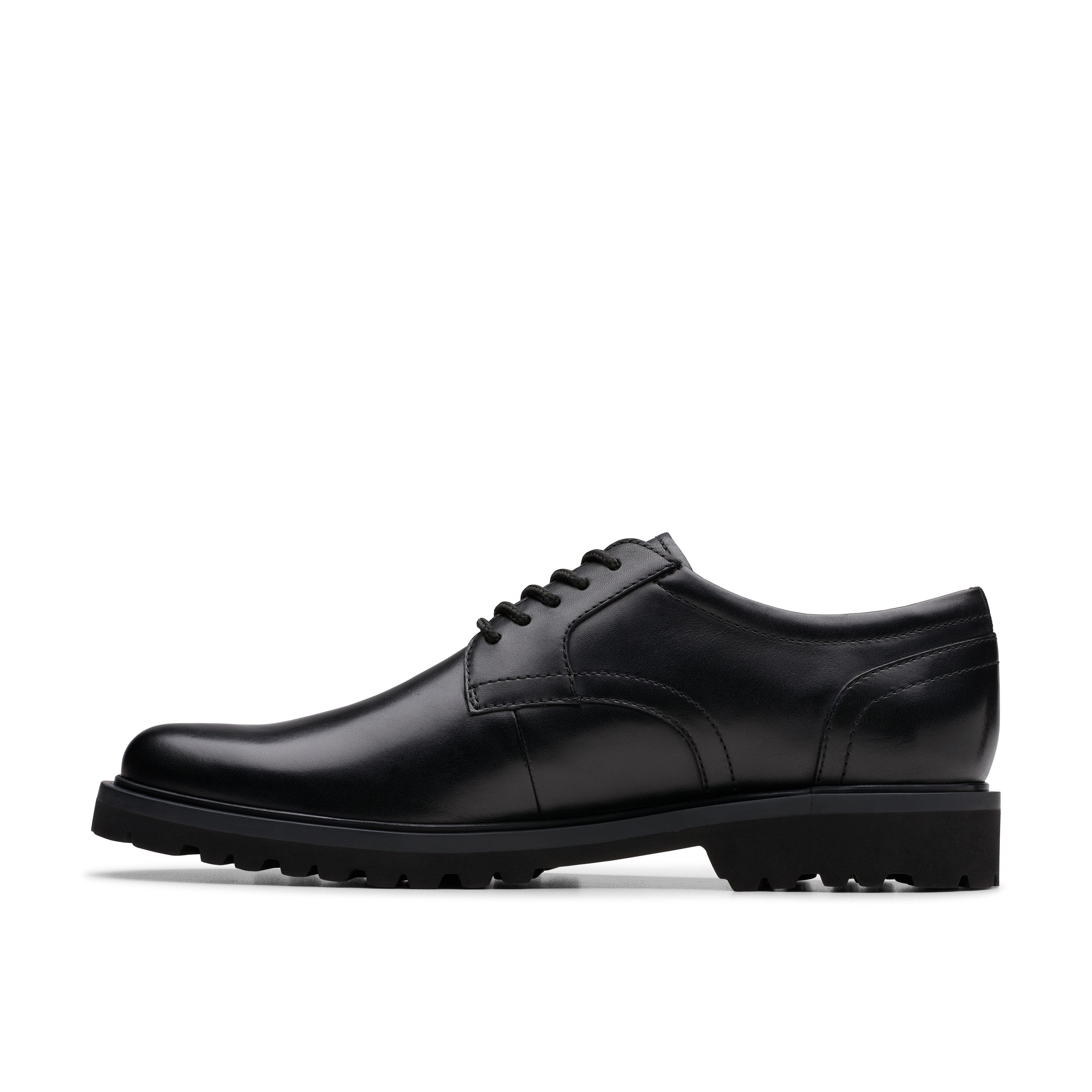 Clarks Men Black Berwick Lace Shoes