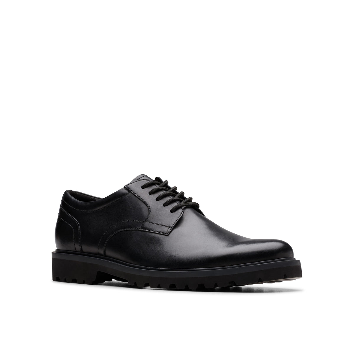 Clarks Men Black Berwick Lace Shoes