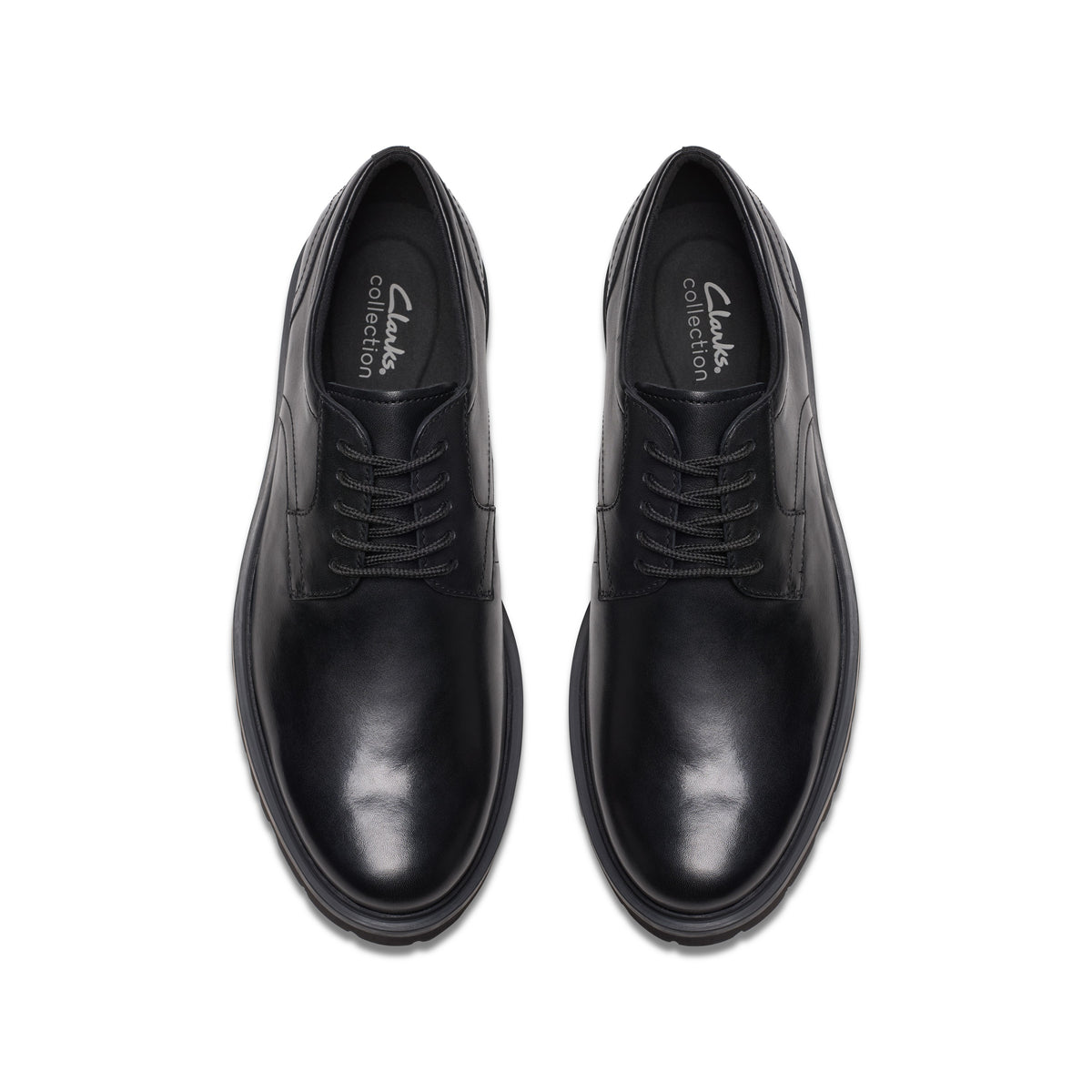 Clarks Men Black Berwick Lace Shoes