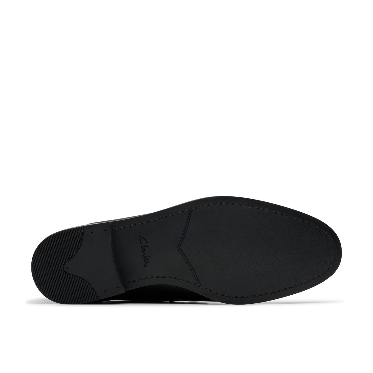 Clarks Men Black Brandon Step Shoes