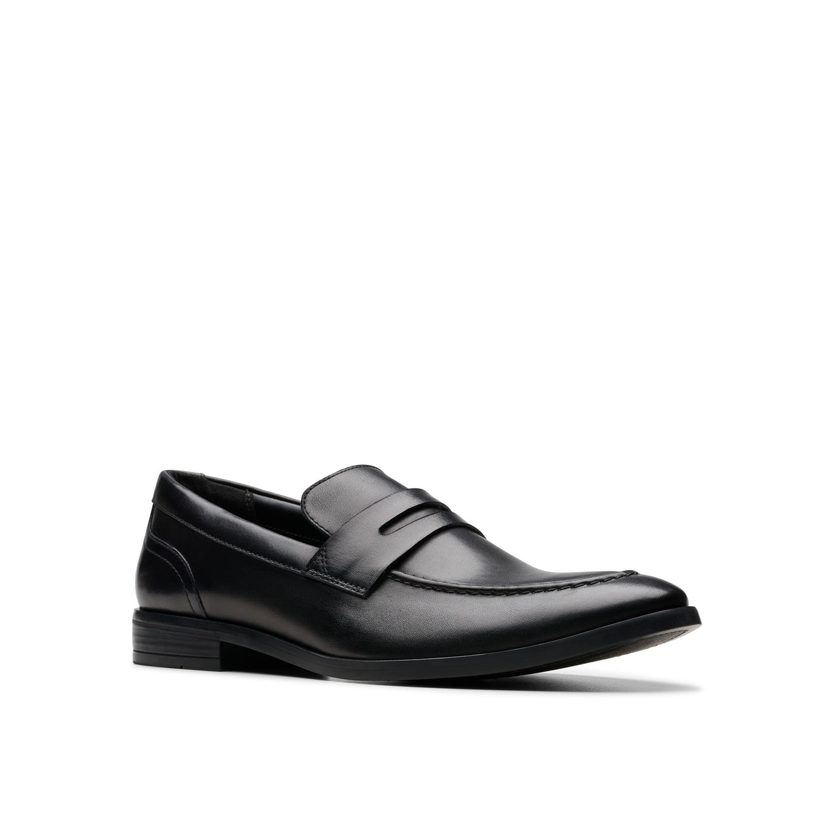Clarks Men Black Brandon Step Shoes