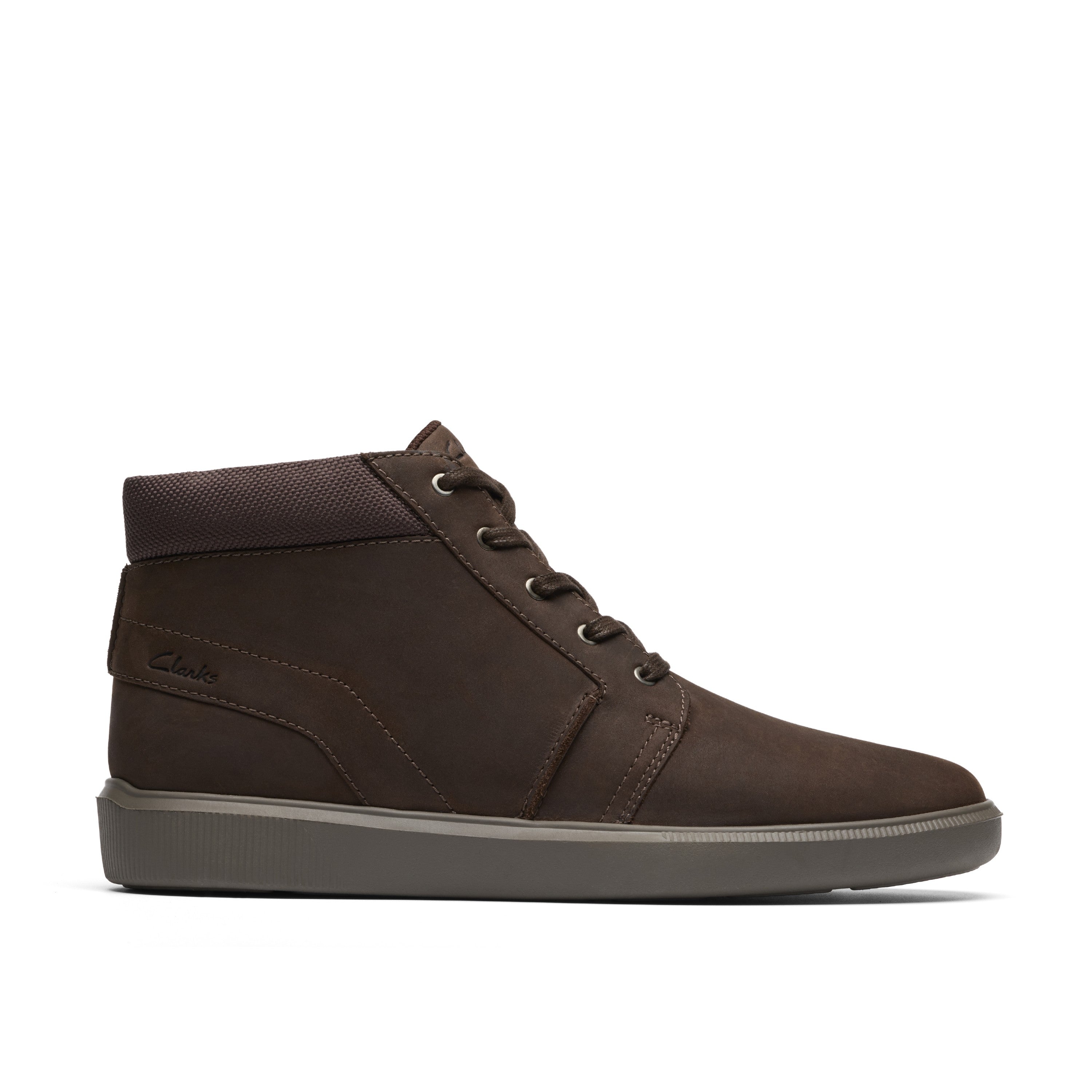 Clarks Men Brown Brodin Mid Boots