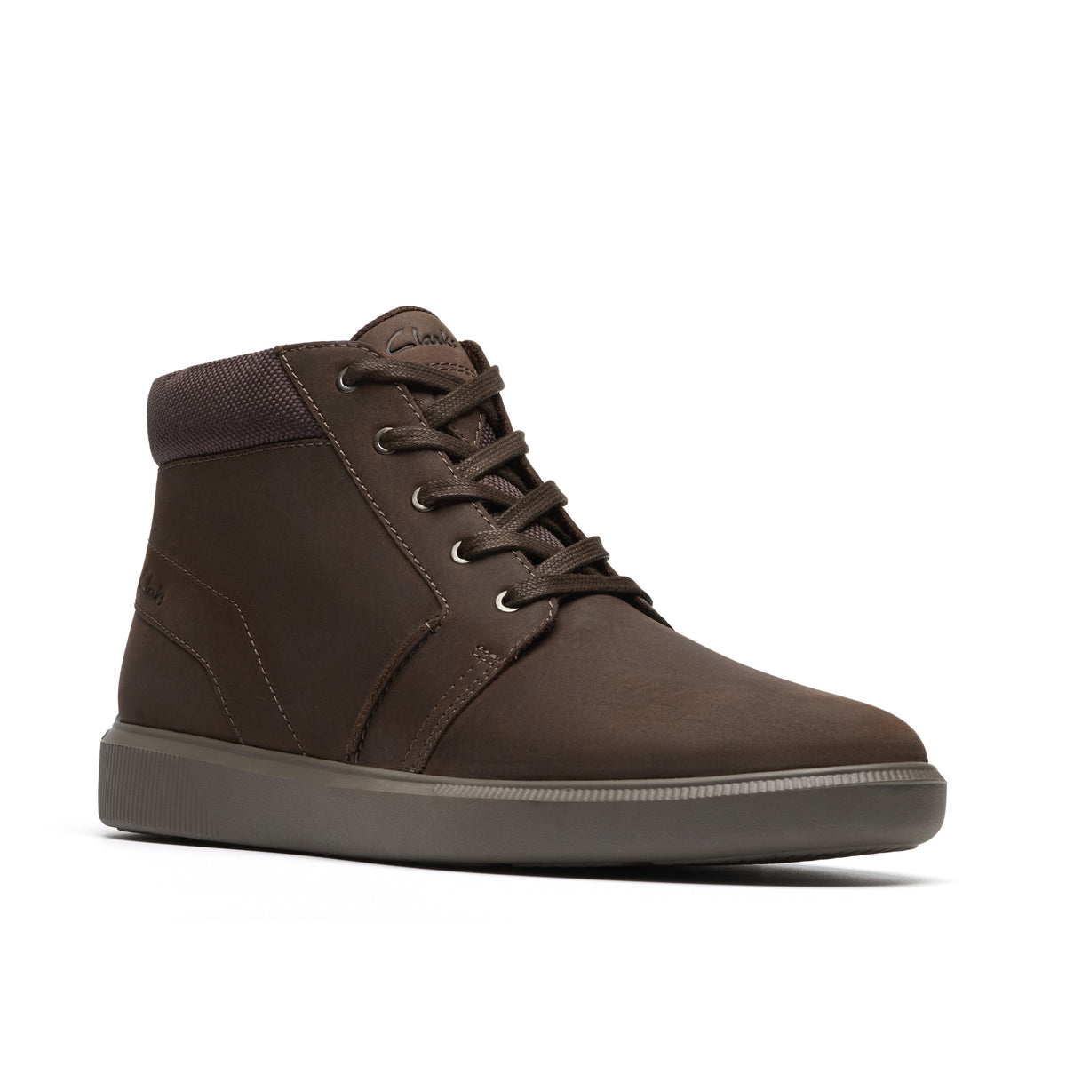 Clarks Men Brown Brodin Mid Boots