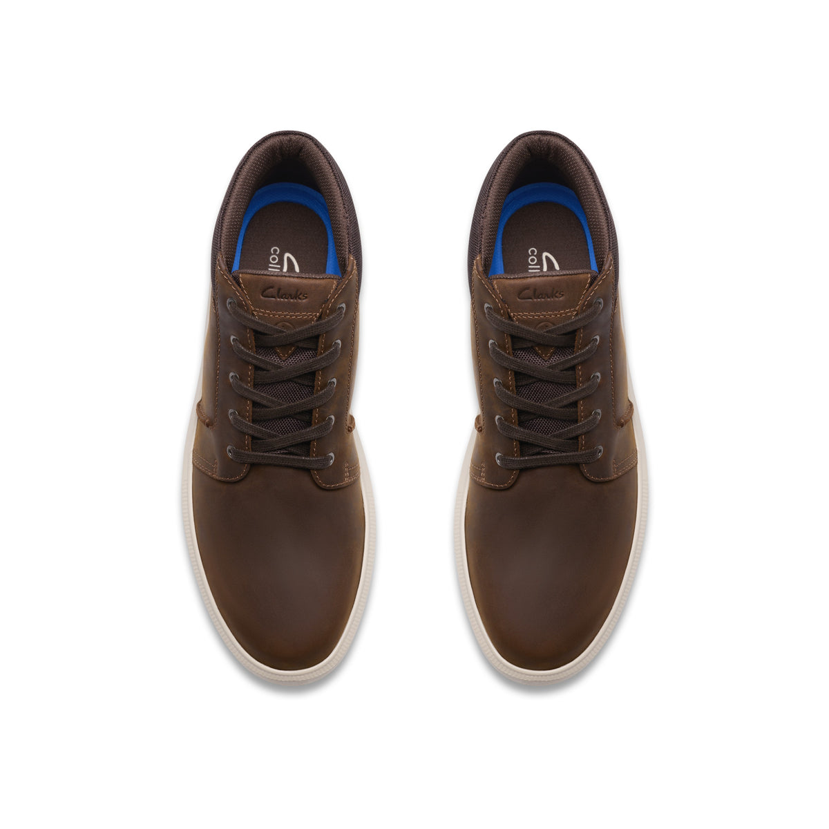Clarks Men Brown-Beige Brodin Mid Boots