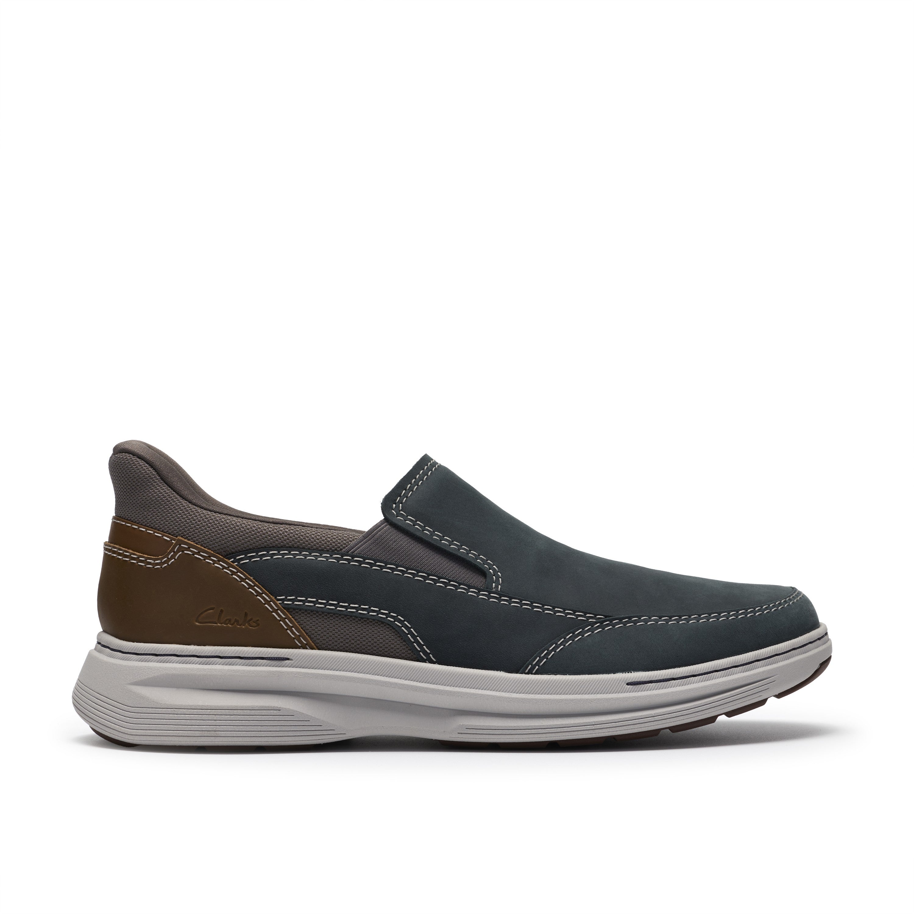 Clarks Men Blue-Navy Craftwell Step Shoes