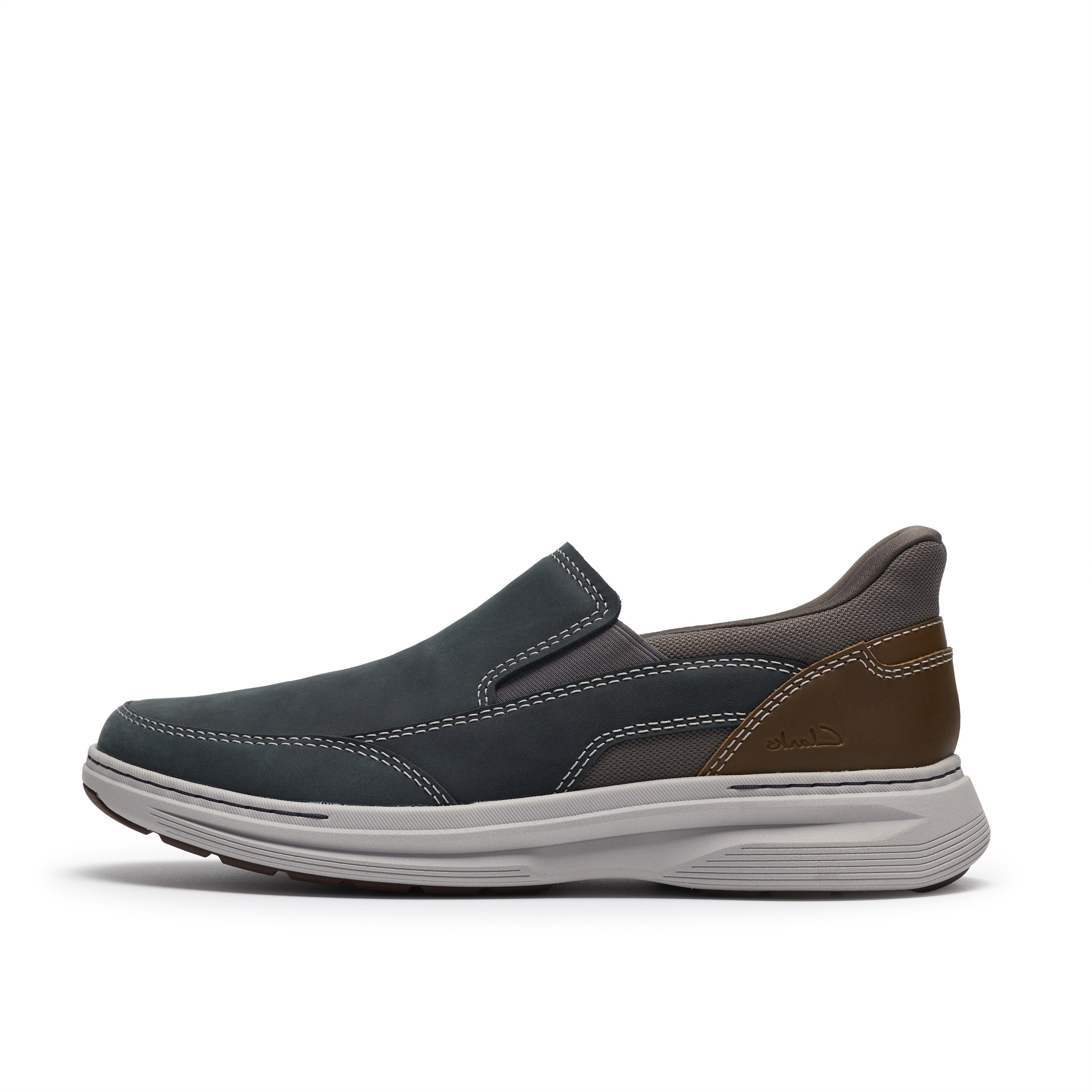 Clarks Men Blue-Navy Craftwell Step Shoes