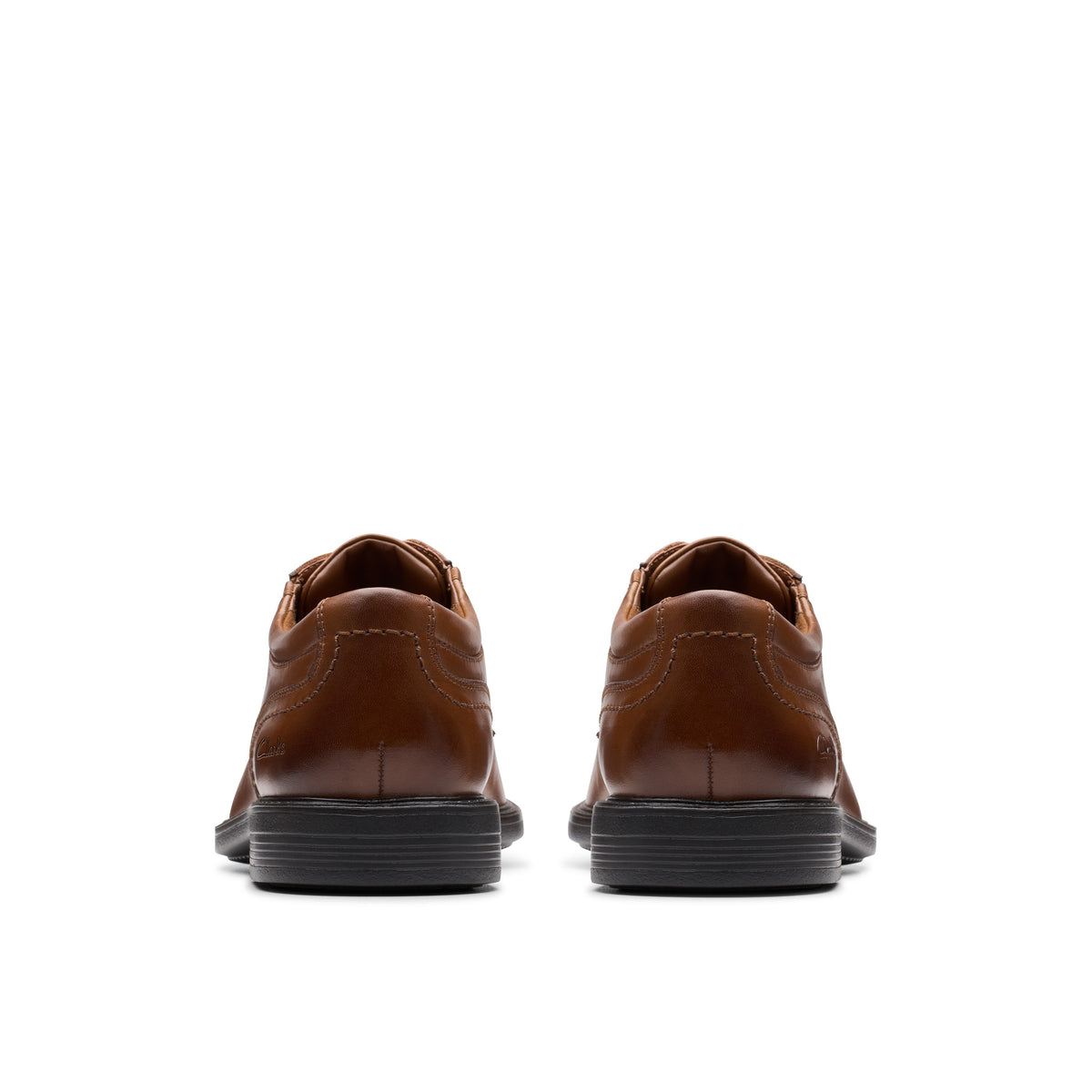 Clarks Men Tan Dresslite Cap Shoes