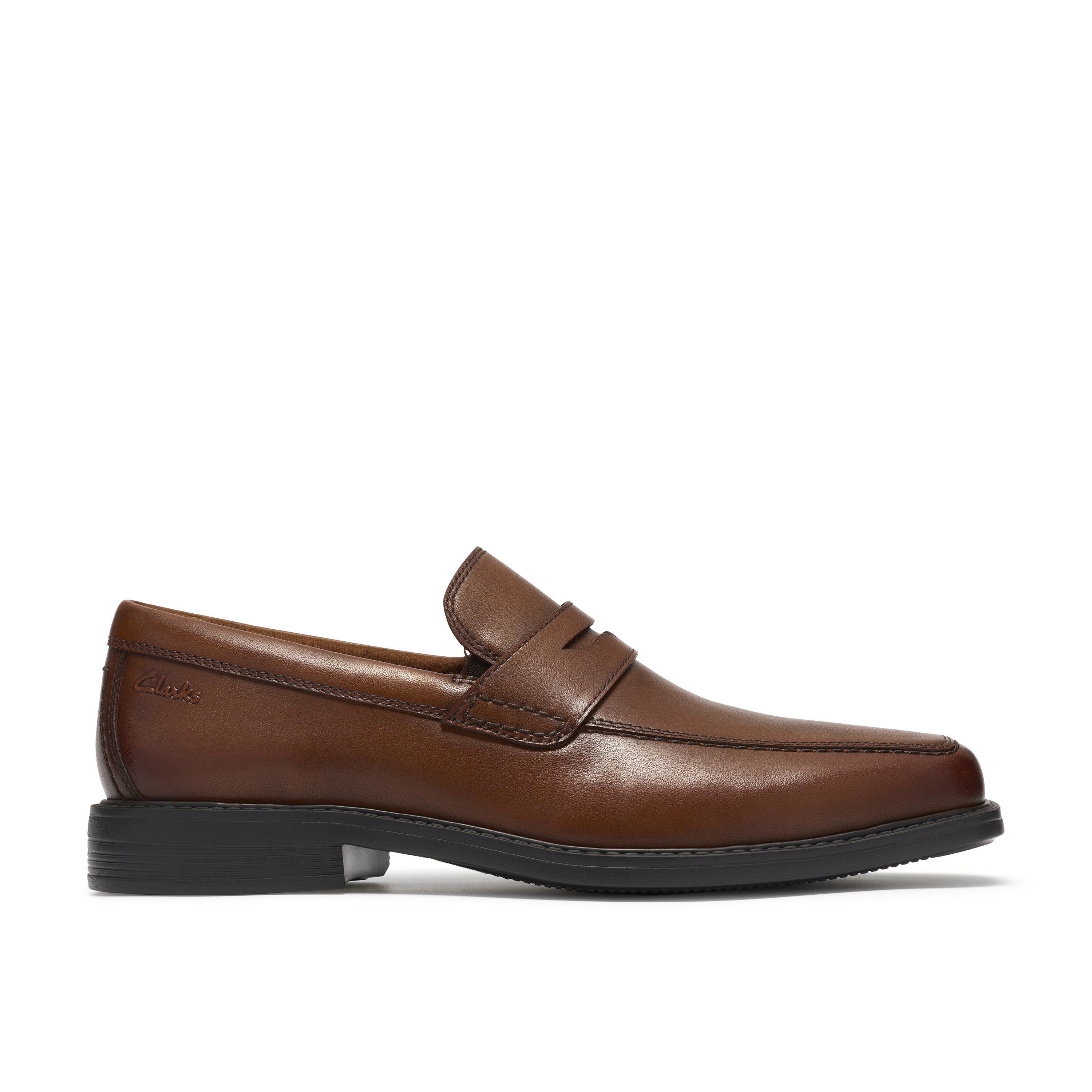 Clarks Men Tan Dresslite Slip Shoes