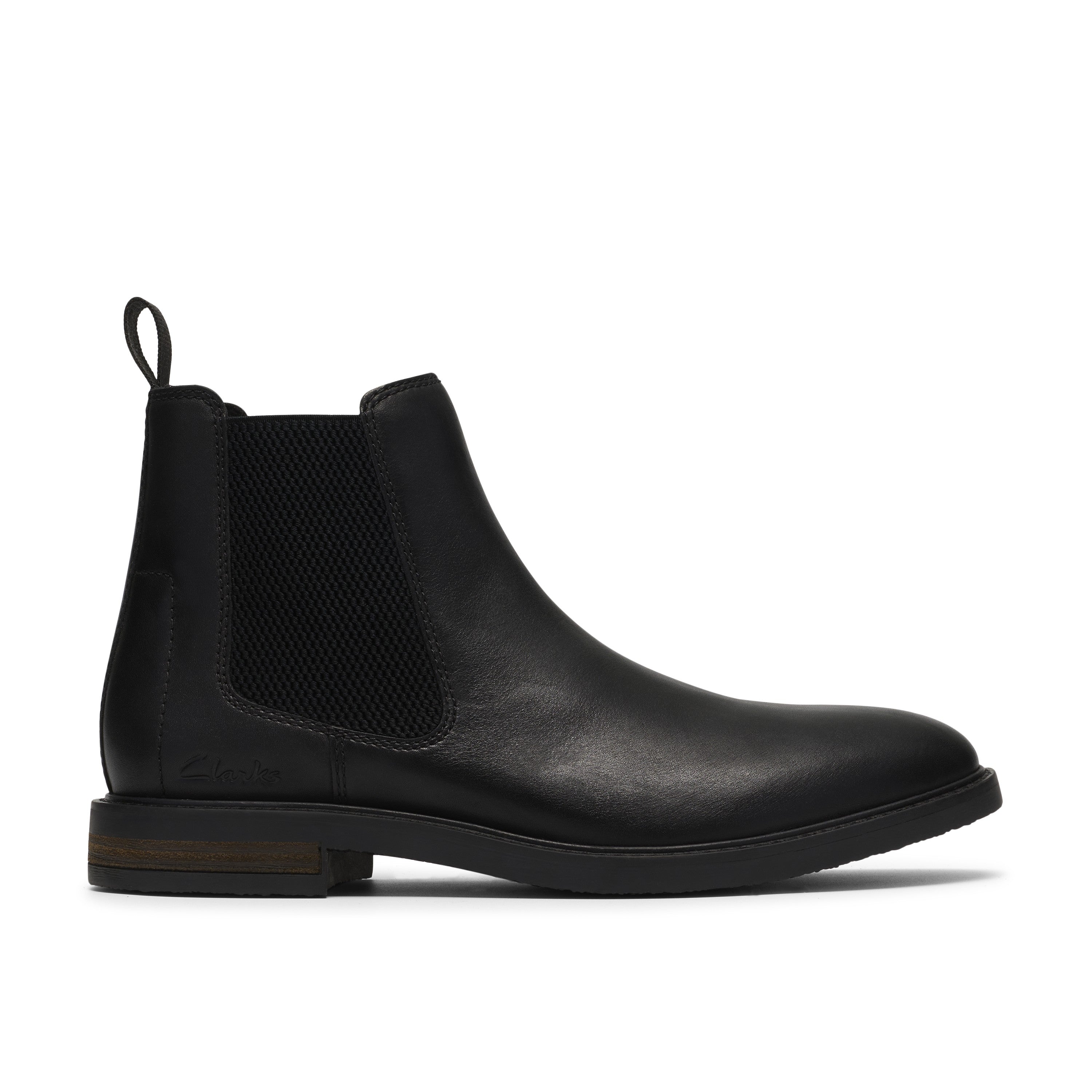 Clarks Men Black Jaxen Easy Boots