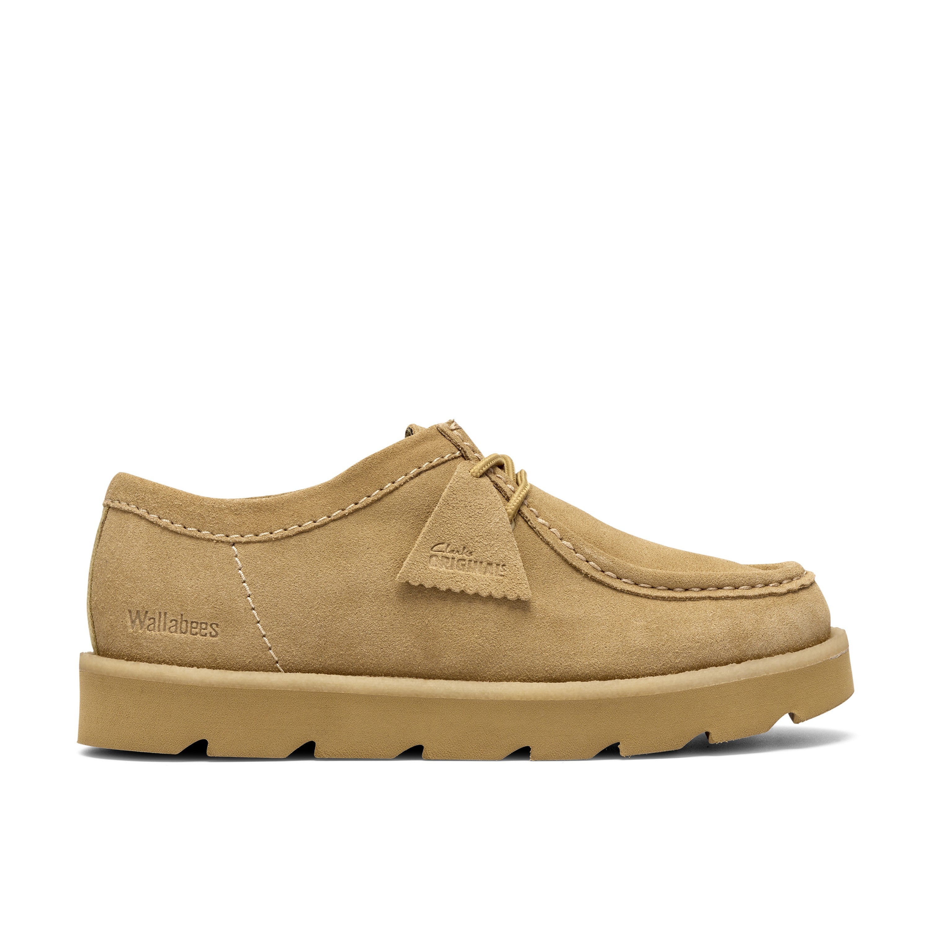 Clarks Men Tan Suede Meare Walla Shoes