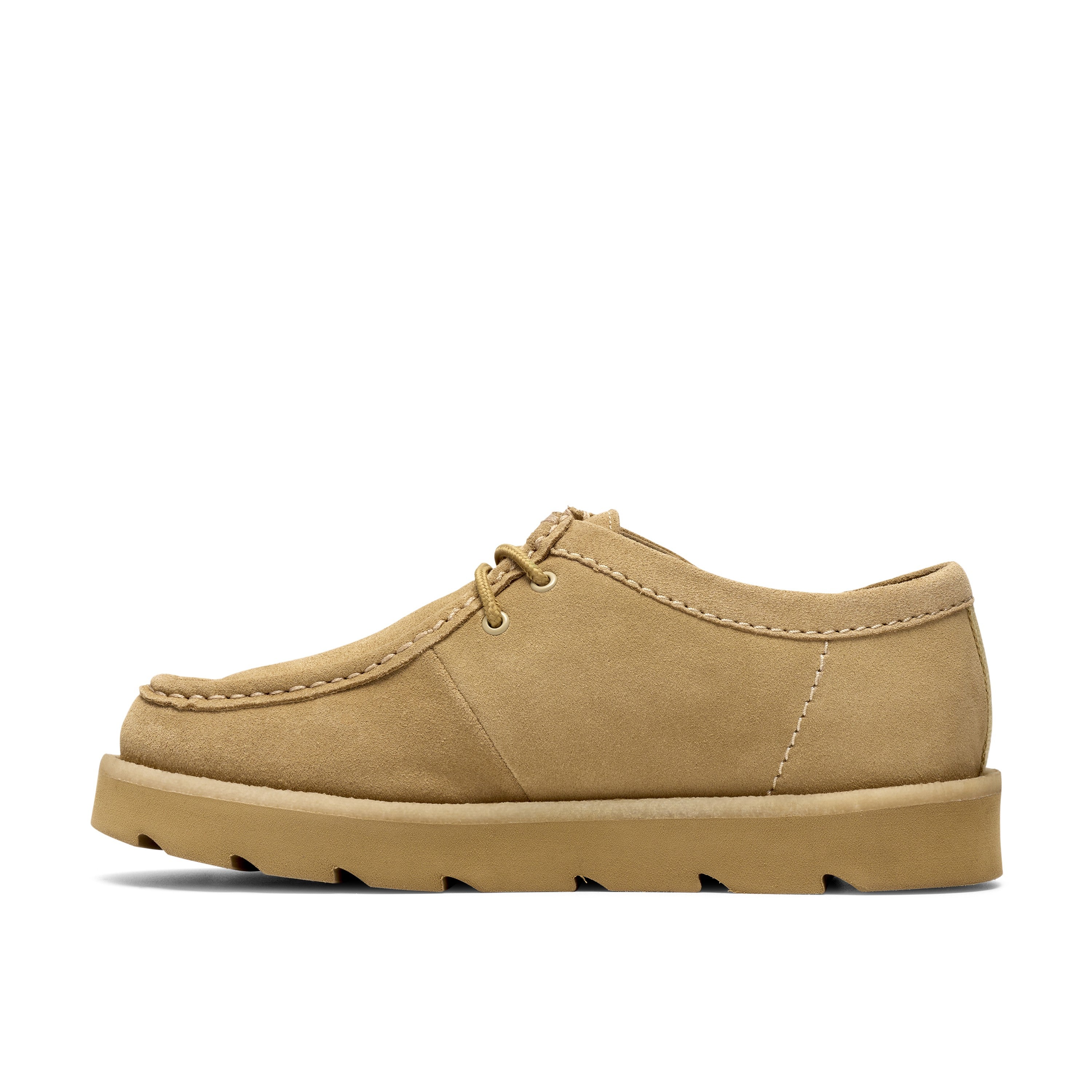 Clarks Men Tan Suede Meare Walla Shoes