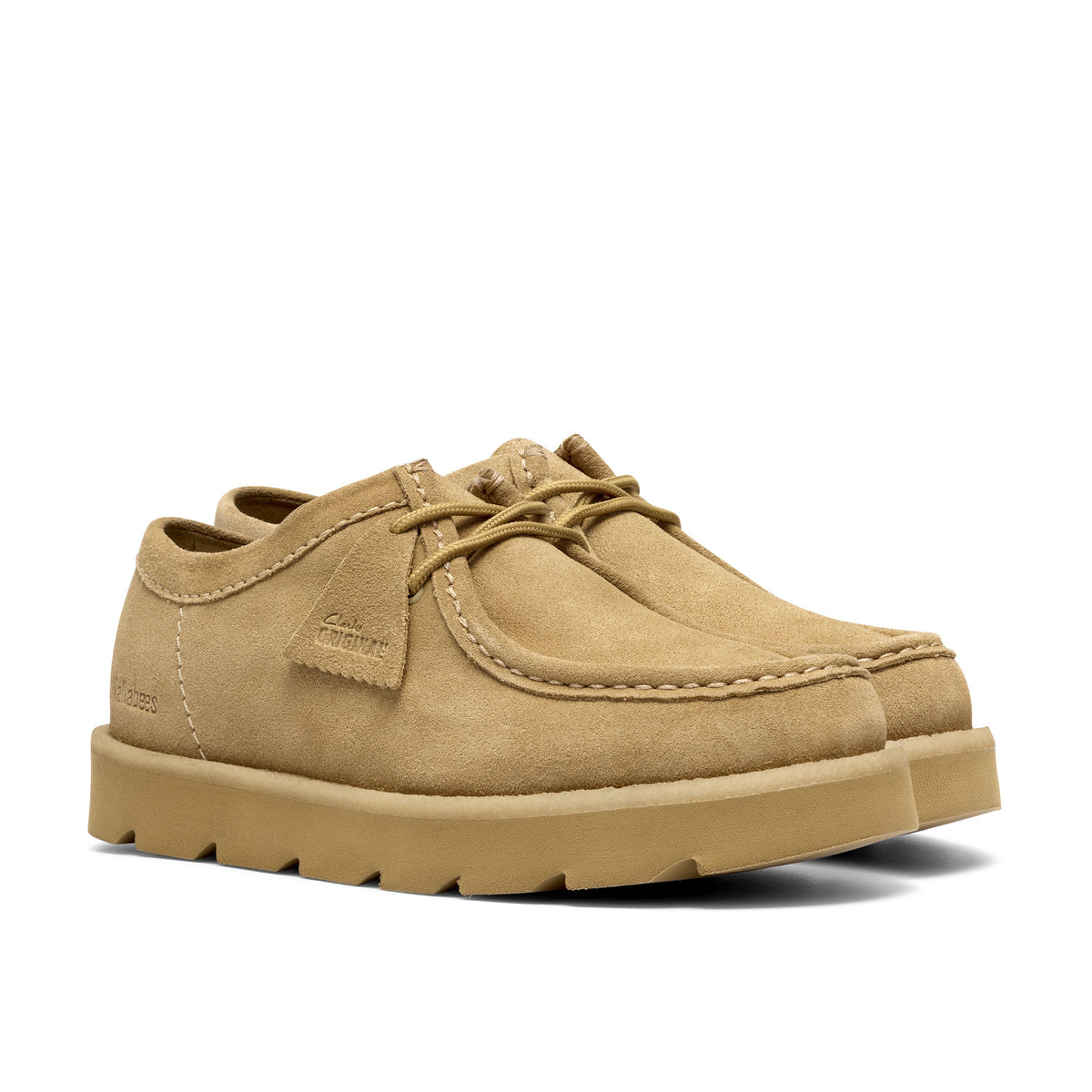 Clarks Men Tan Suede Meare Walla Shoes