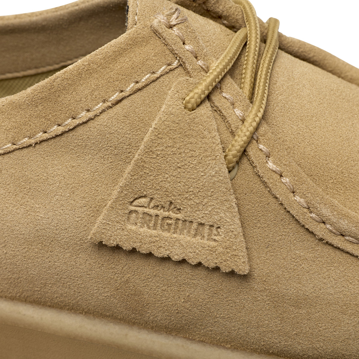Clarks Men Tan Suede Meare Walla Shoes