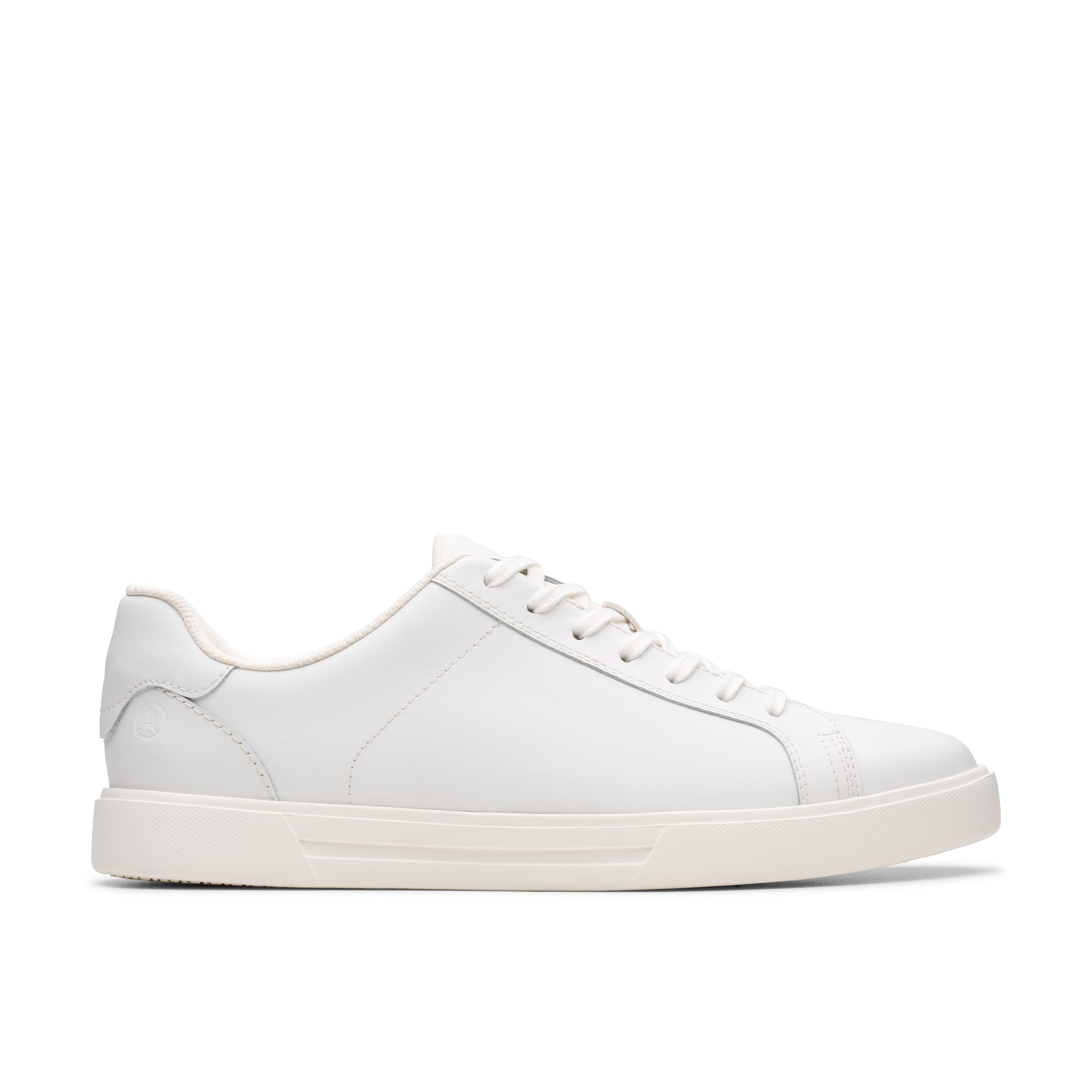 Clarks Men White Romsey Lace Shoes