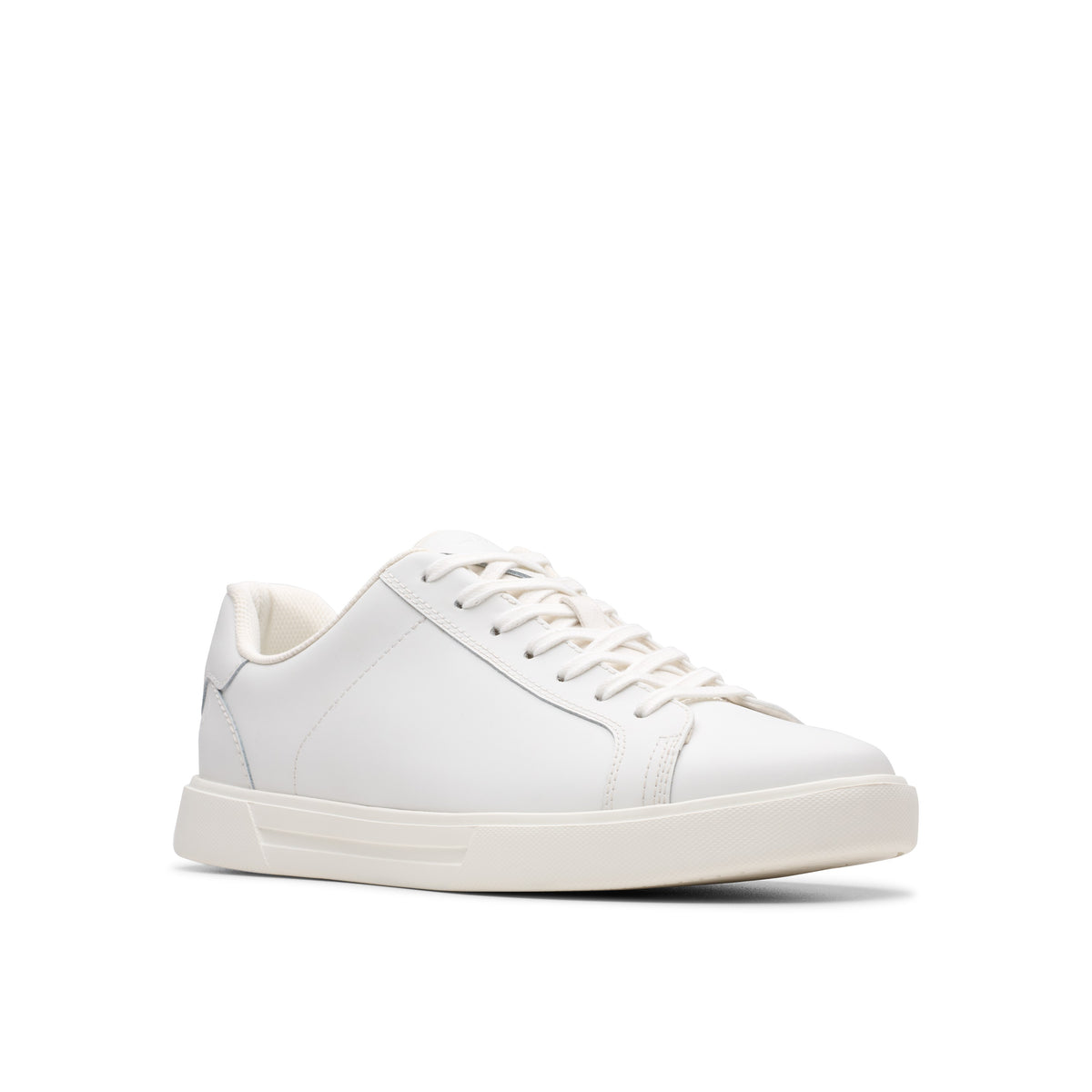 Clarks Men White Romsey Lace Shoes