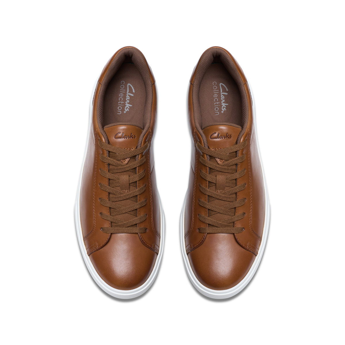 Clarks Men Tan Romsey Lace Shoes