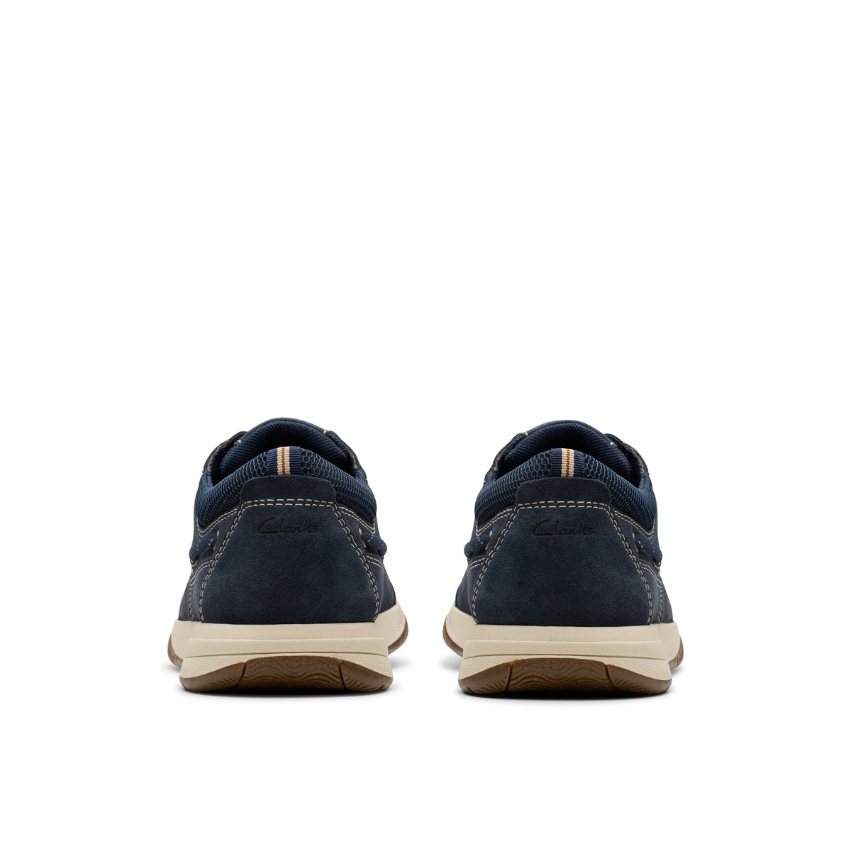 Clarks Men Blue-Navy Sailview Lace Shoes