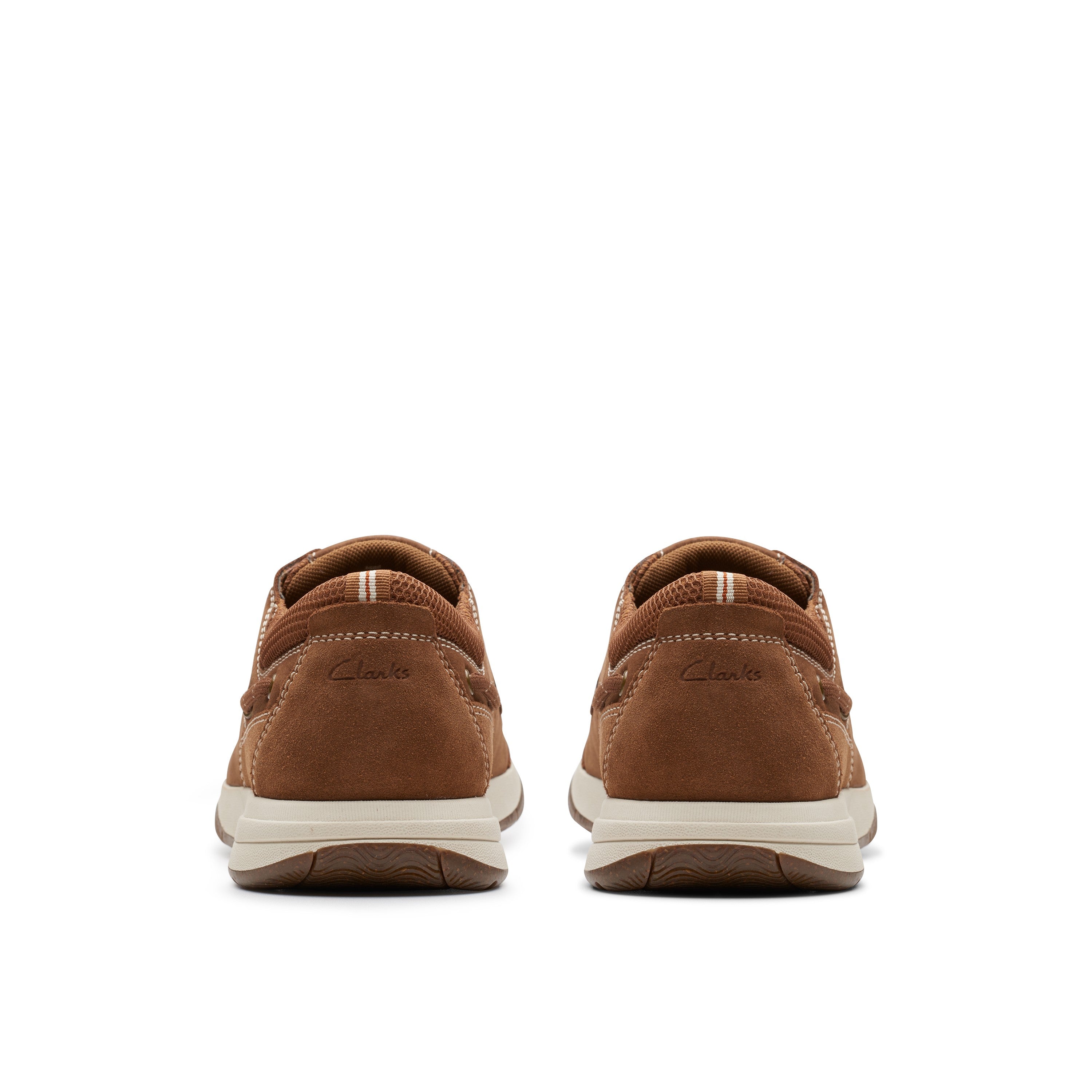 Clarks Men Tan Sailview Lace Shoes
