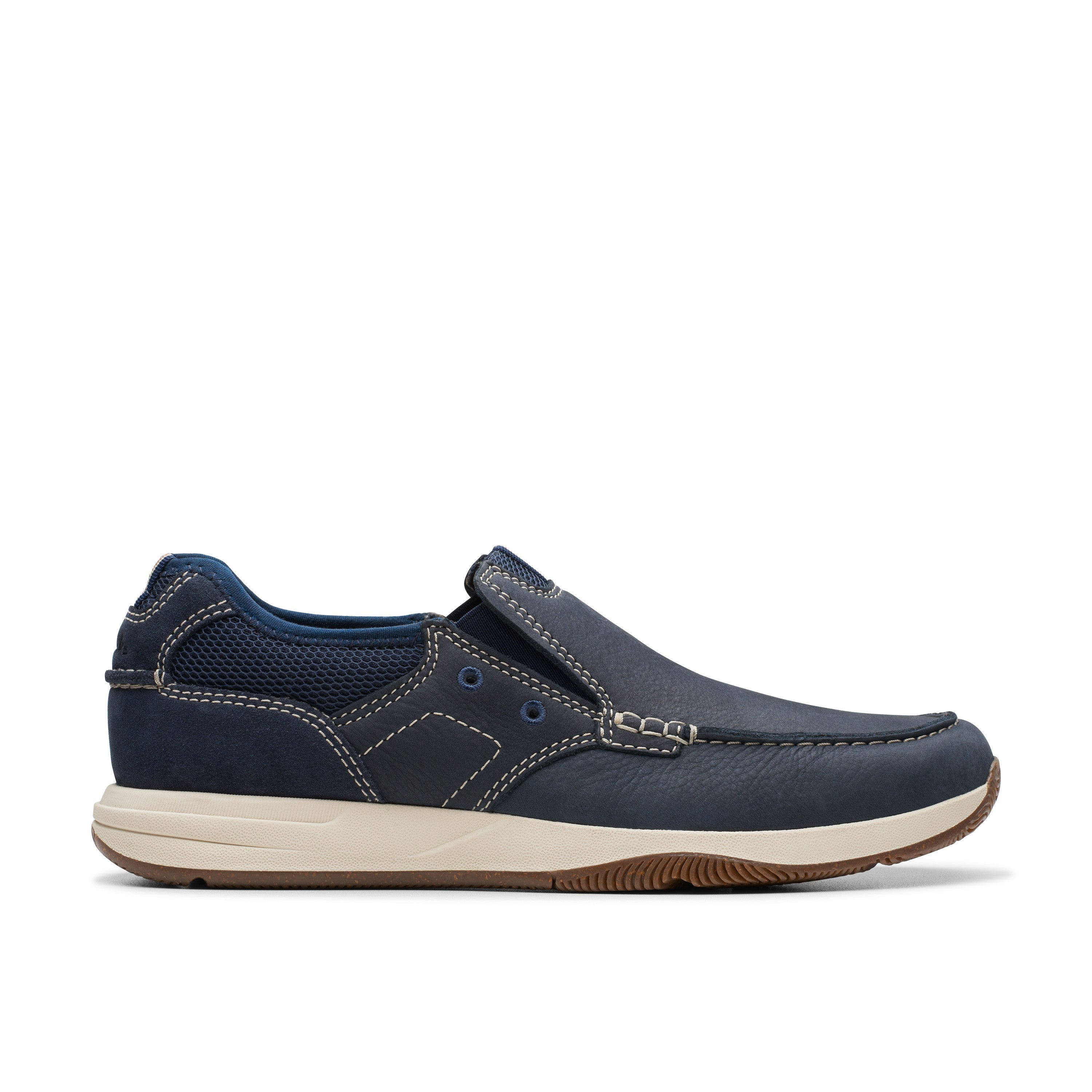 Clarks Men Blue-Navy Sailview Step Shoes