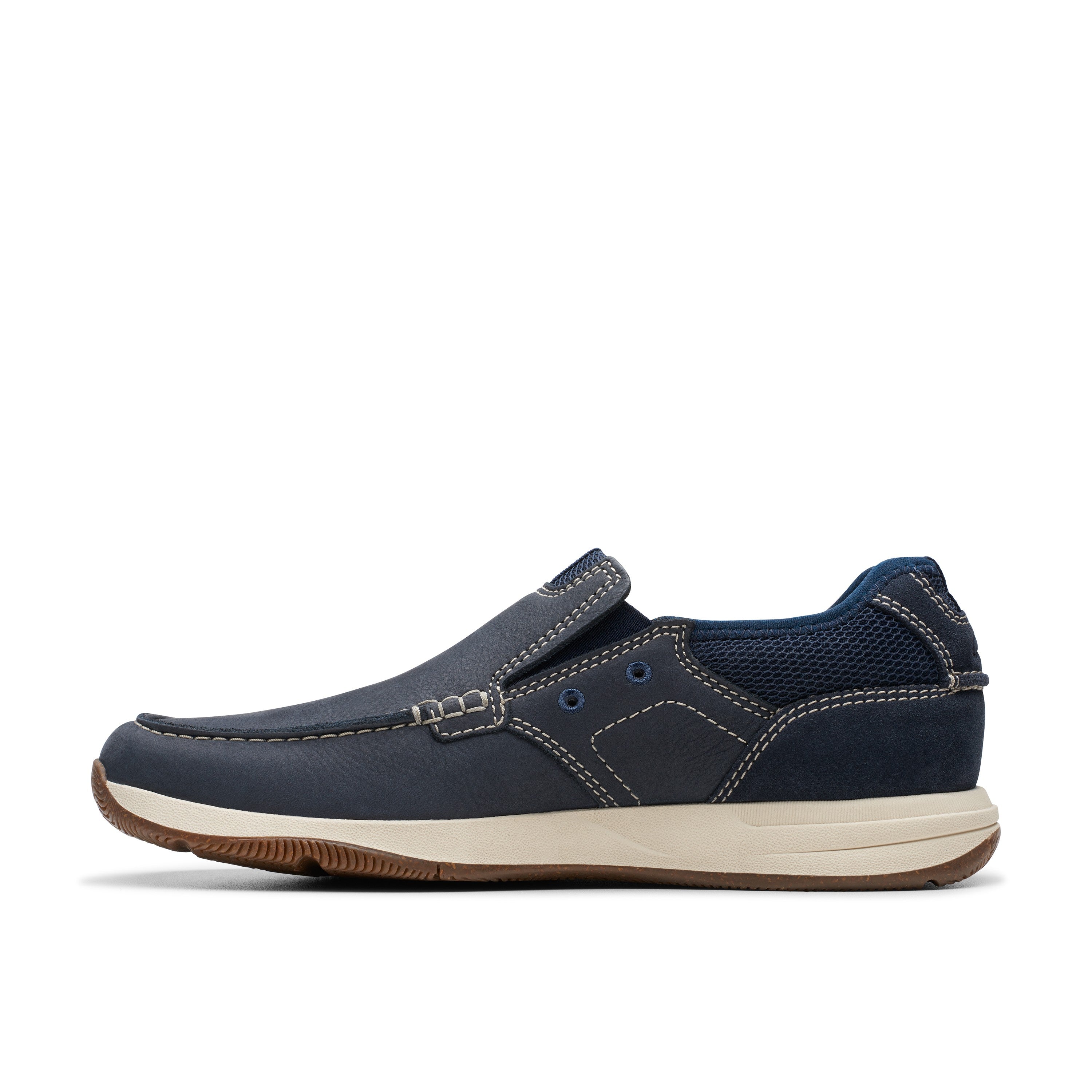 Clarks Men Blue-Navy Sailview Step Shoes