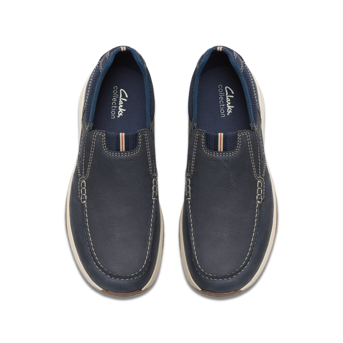 Clarks Men Blue-Navy Sailview Step Shoes