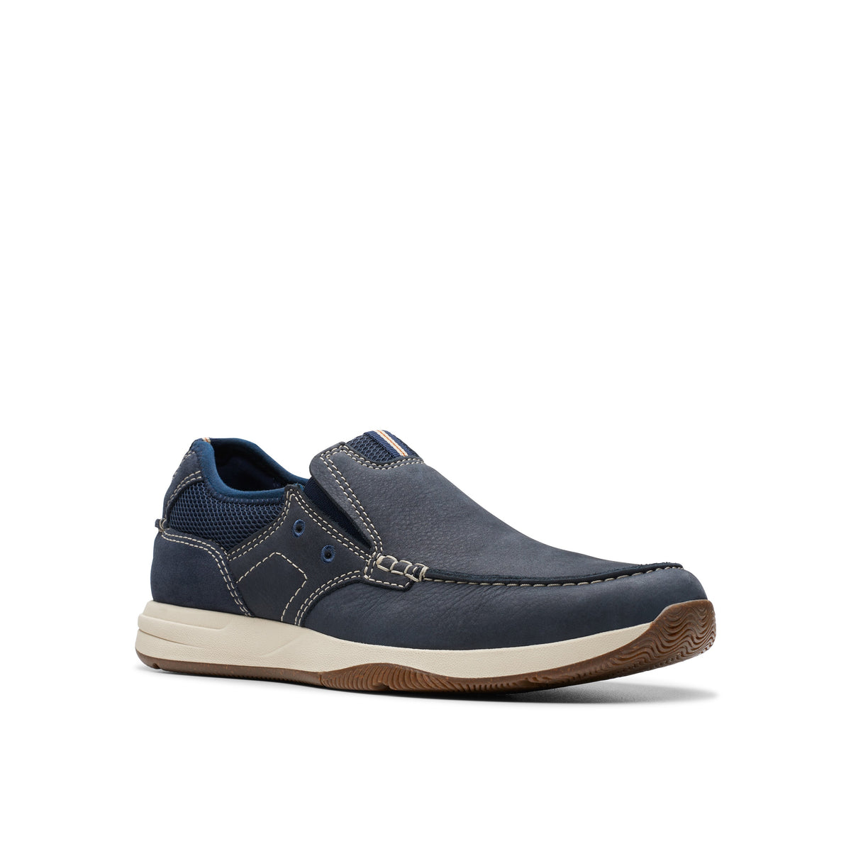 Clarks Men Blue-Navy Sailview Step Shoes