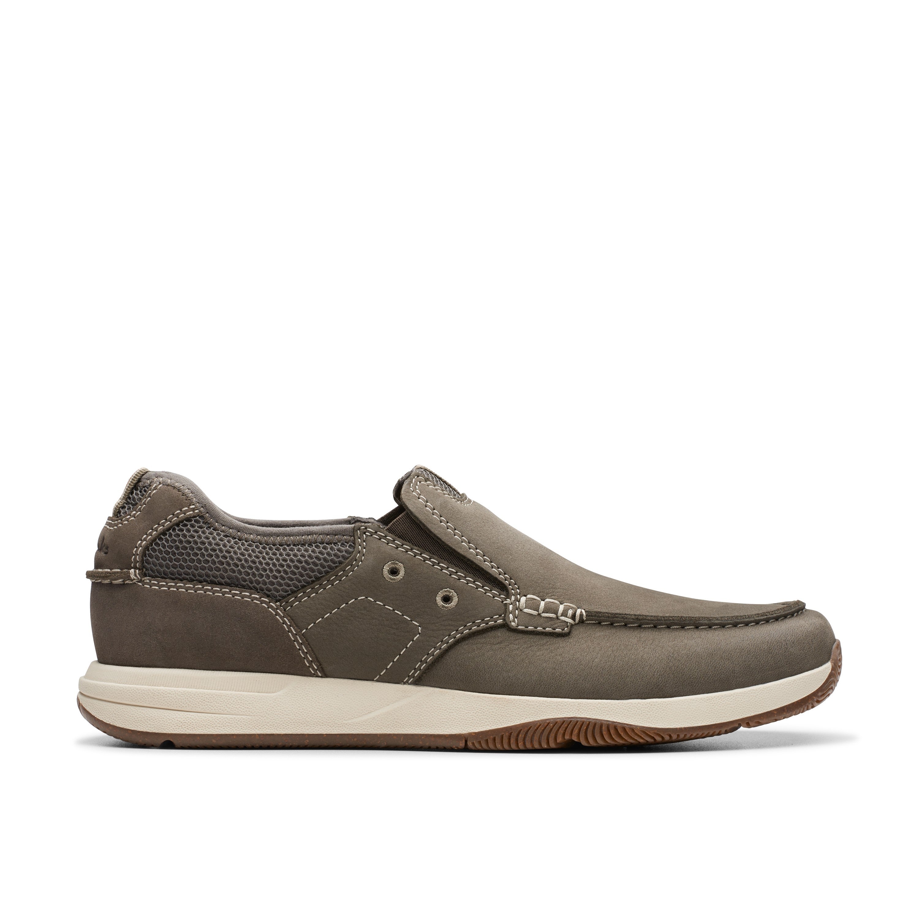 Clarks Men Beige Sailview Step Shoes