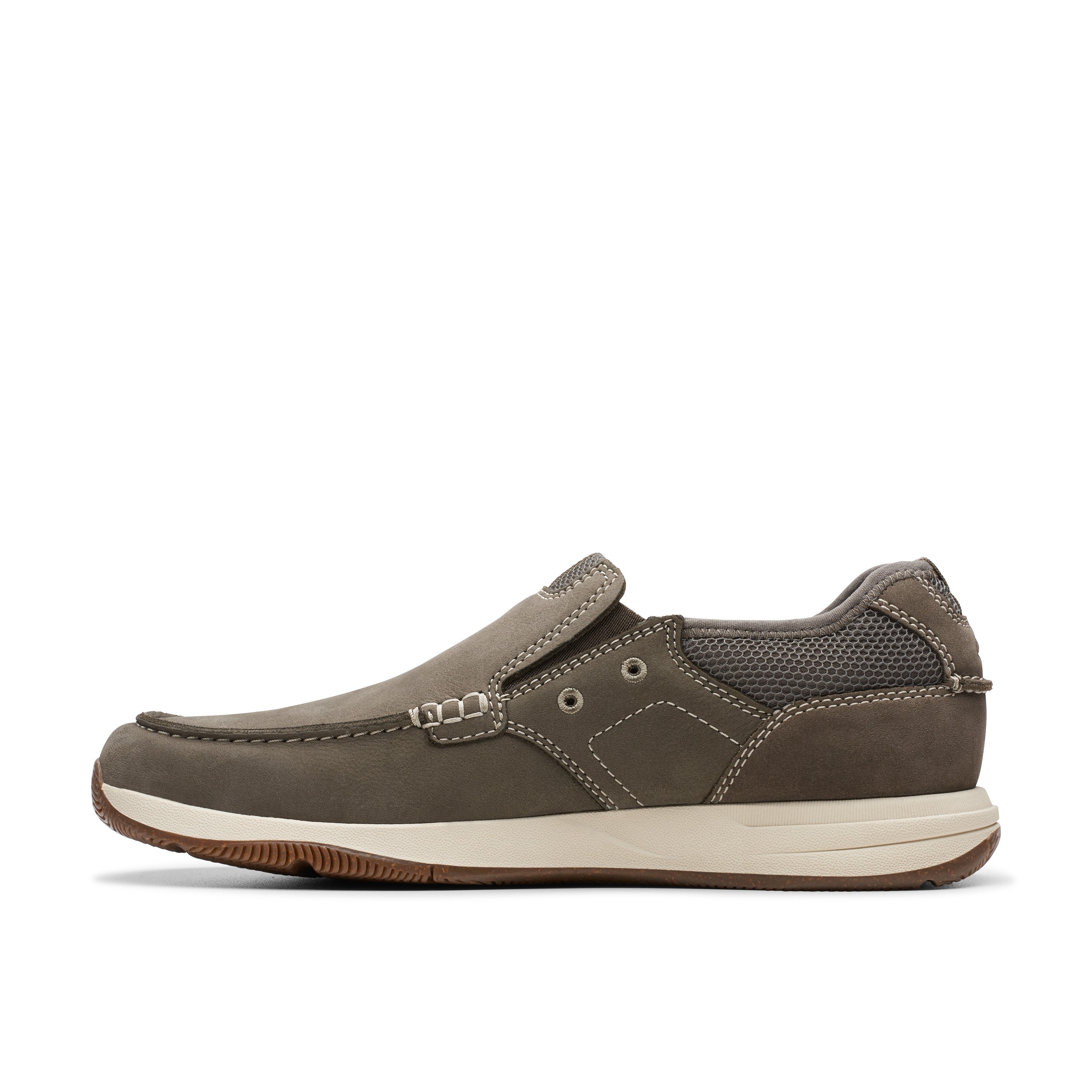Clarks Men Beige Sailview Step Shoes