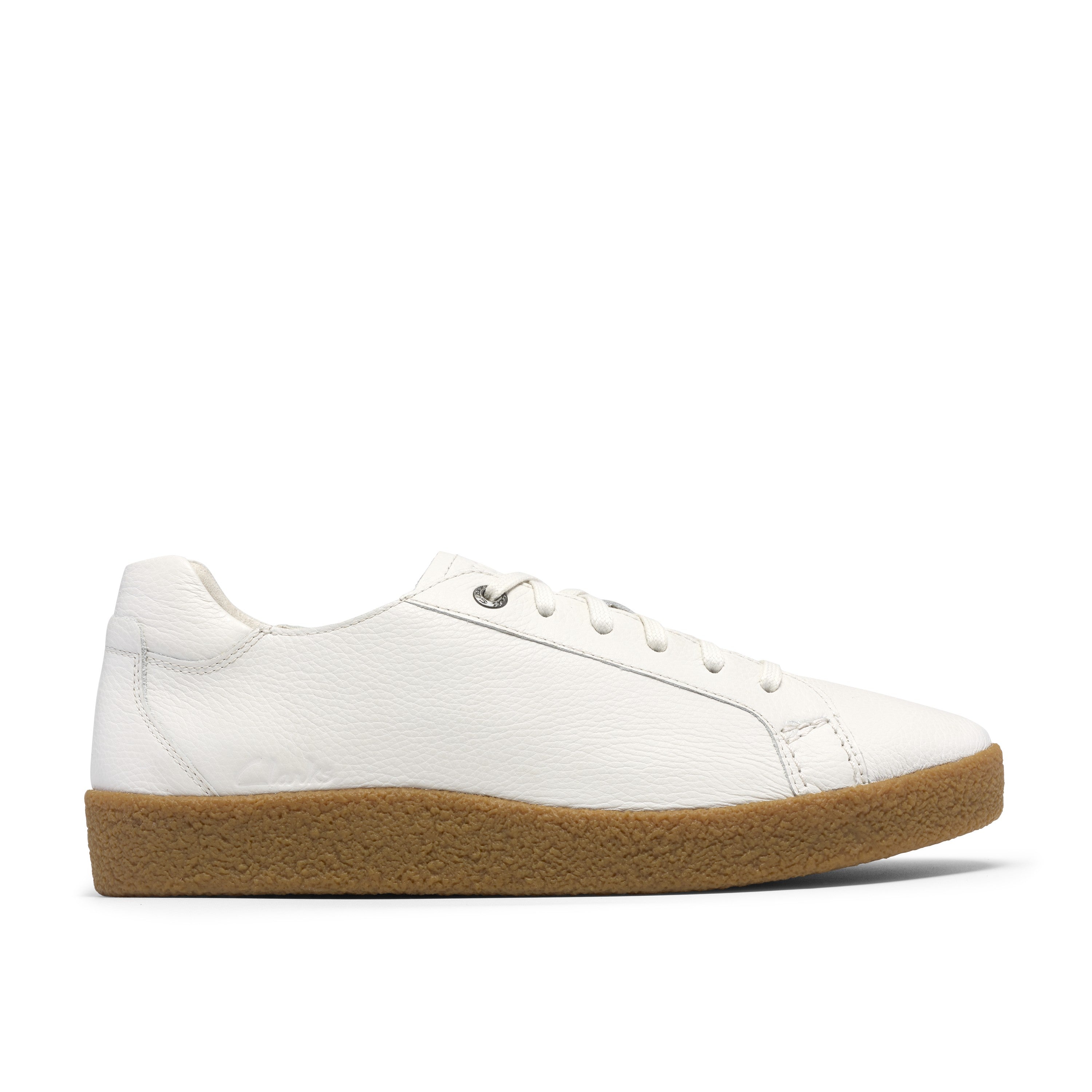 Clarks Men White Smokeford Lace Shoes